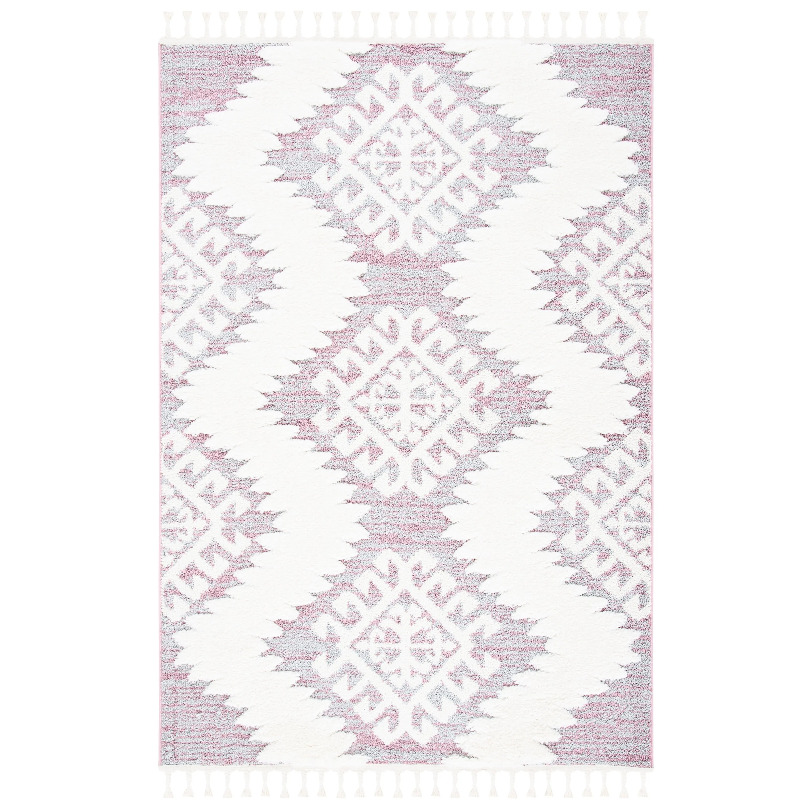SAFAVIEH Moroccan Tassel Shag Berneice Boho Tribal 2-inch Thick