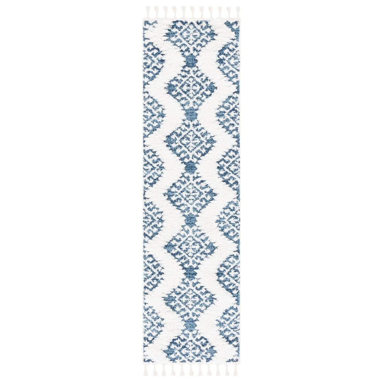 SAFAVIEH Moroccan Tassel Shag Berneice Boho Tribal 2-inch Thick