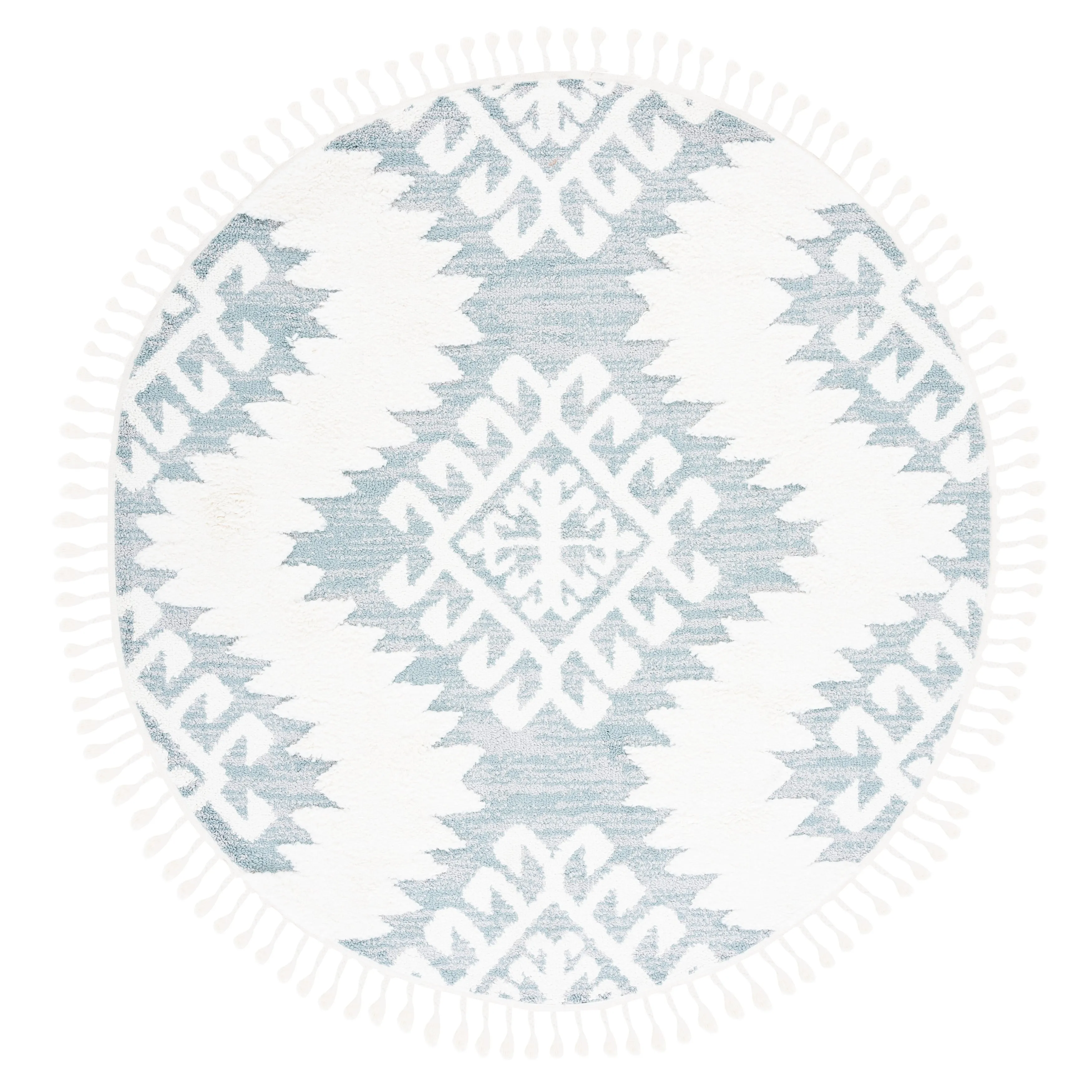 SAFAVIEH Moroccan Tassel Shag Berneice Boho Tribal 2-inch Thick