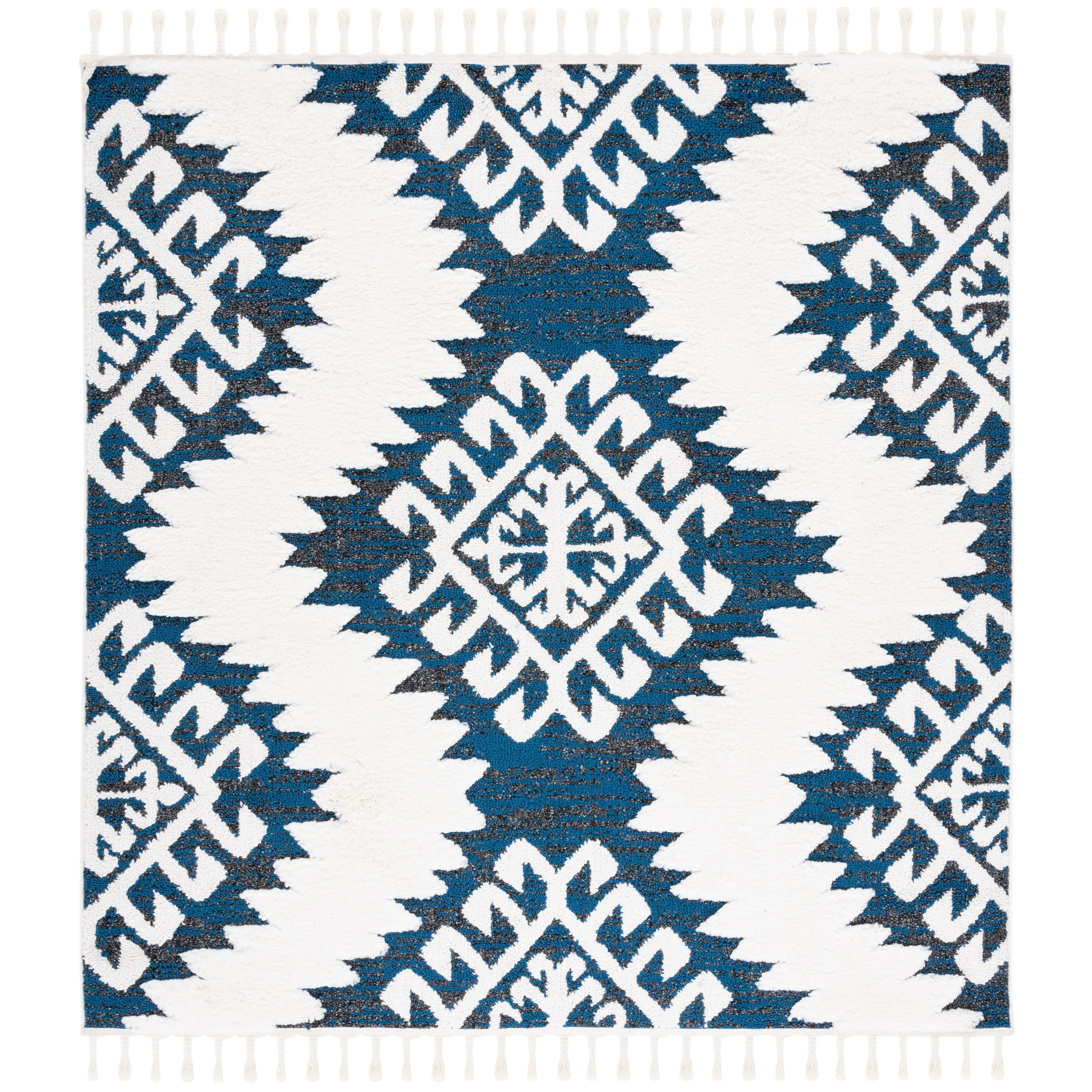 SAFAVIEH Moroccan Tassel Shag Berneice Boho Tribal 2-inch Thick