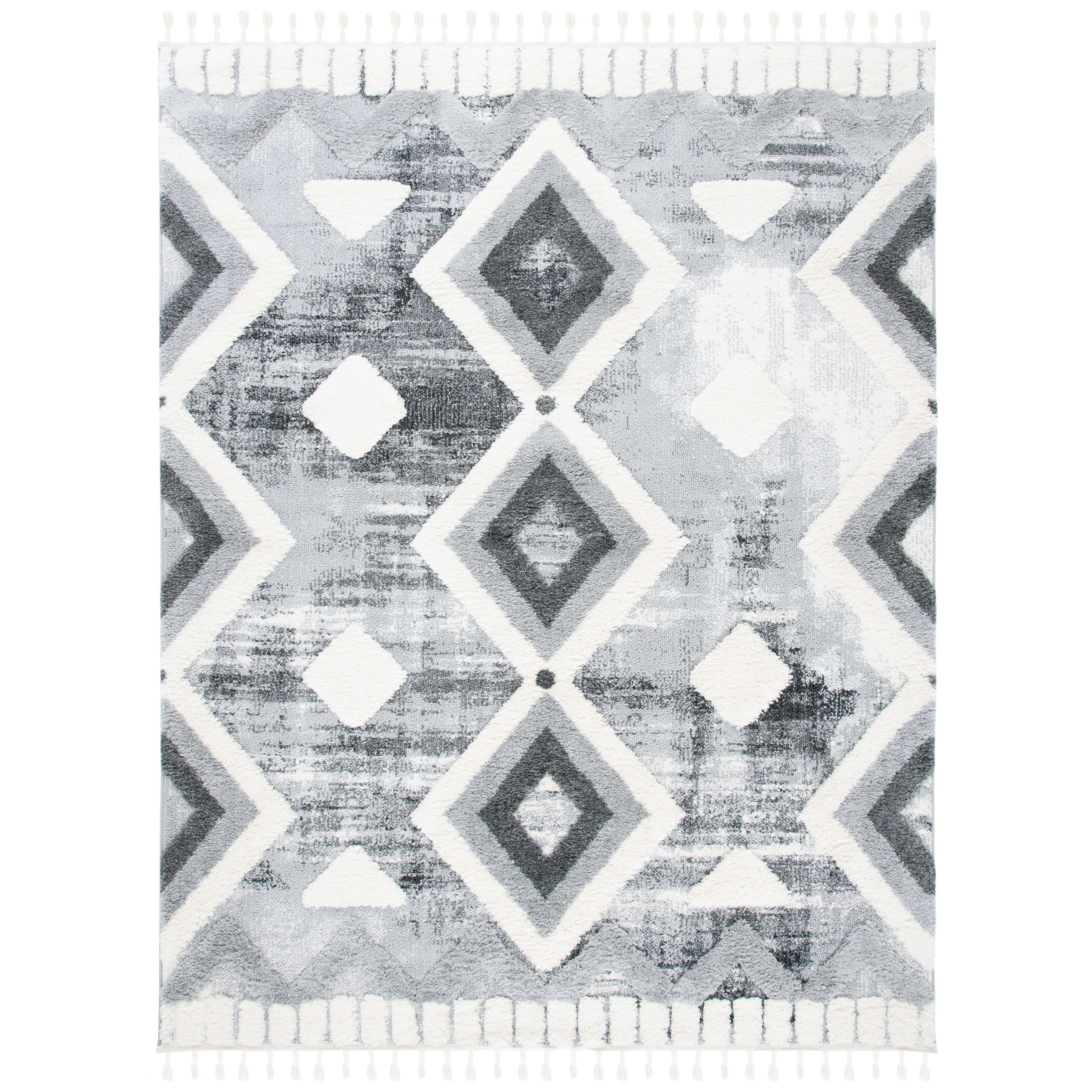 SAFAVIEH Moroccan Tassel Shag Veta 2-inch Thick Rug