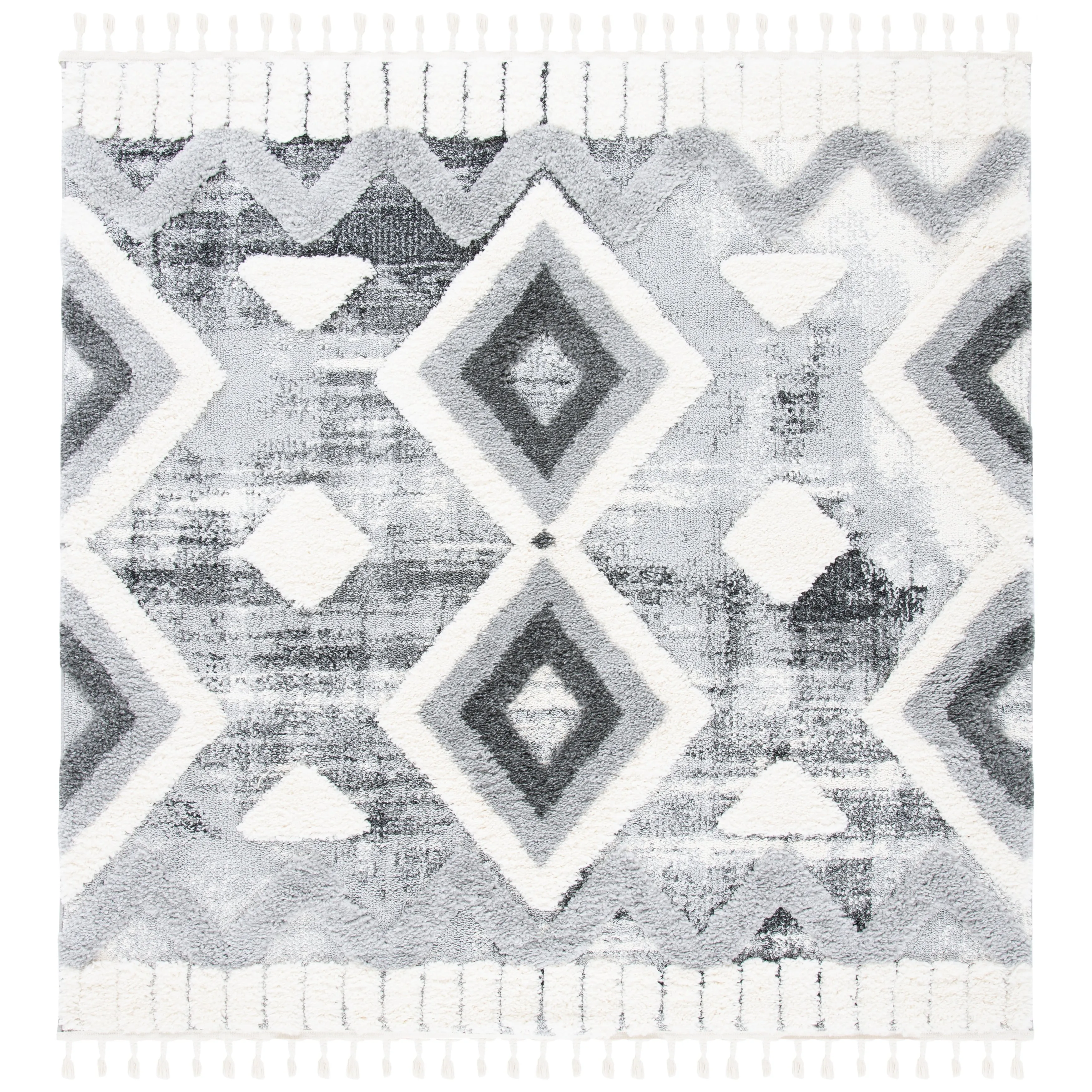 SAFAVIEH Moroccan Tassel Shag Veta 2-inch Thick Rug