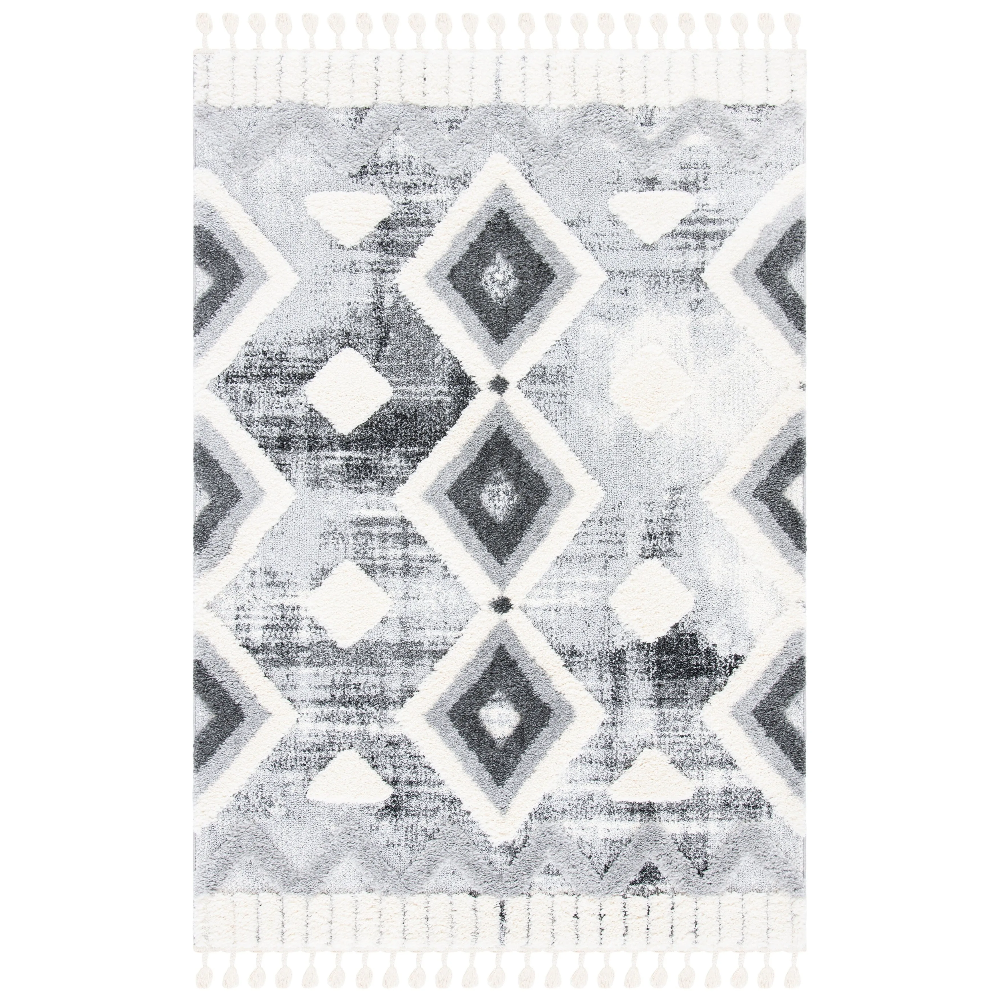 SAFAVIEH Moroccan Tassel Shag Veta 2-inch Thick Rug