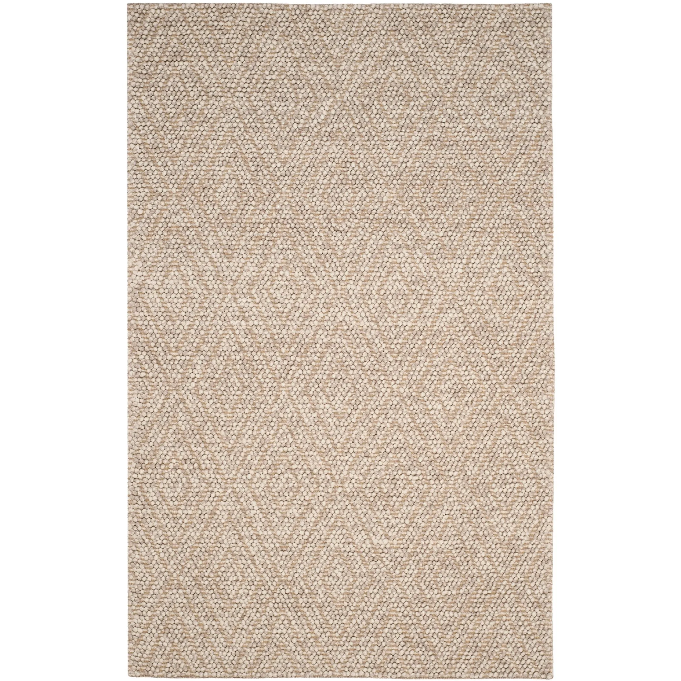 SAFAVIEH Natura Edita Handmade Wool Rug - Beige - 5' x 8'