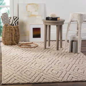 SAFAVIEH Natura Edita Handmade Wool Rug - Beige - 5' x 8'