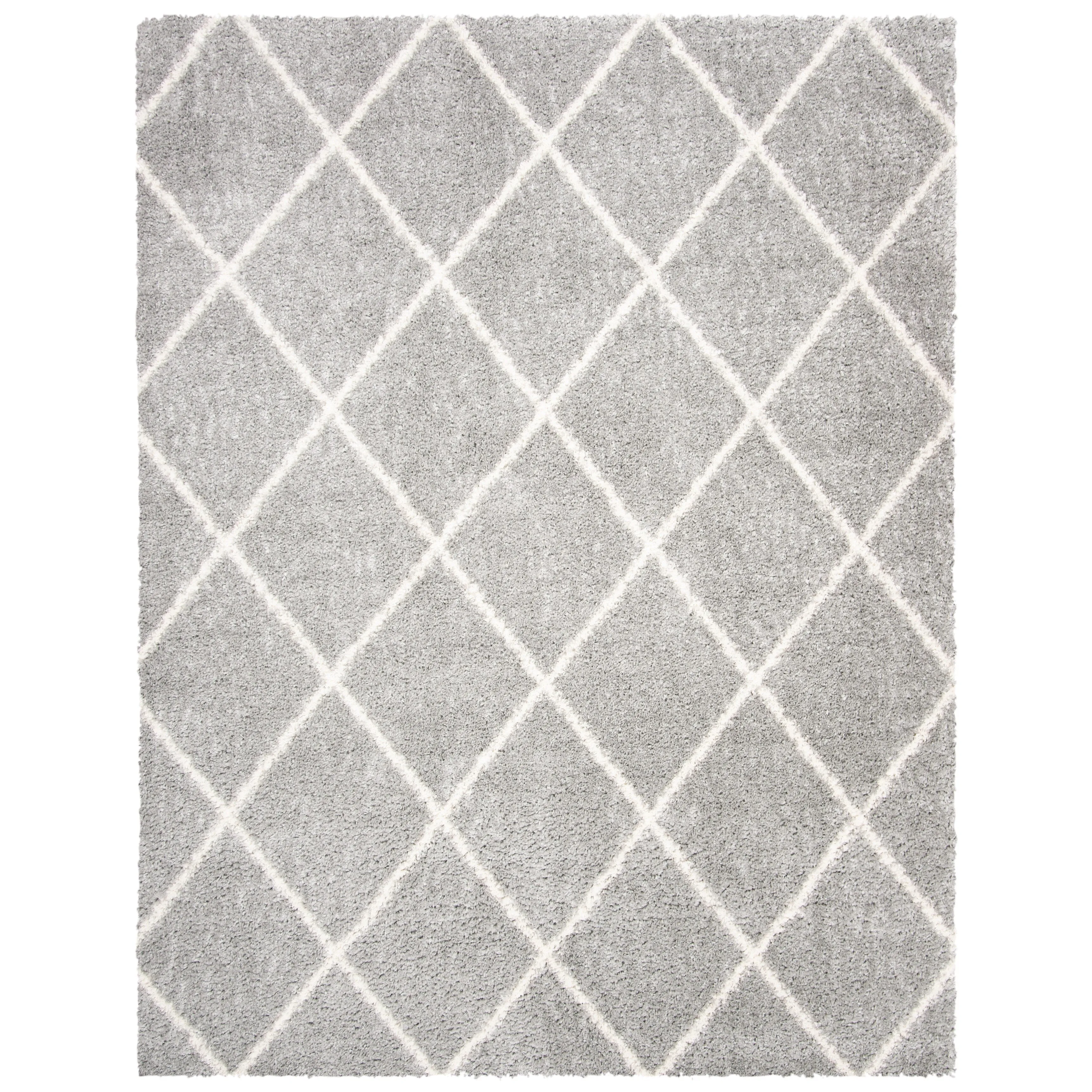 SAFAVIEH Parma Shag Sinda Trellis 1.2-inch Thick Rug