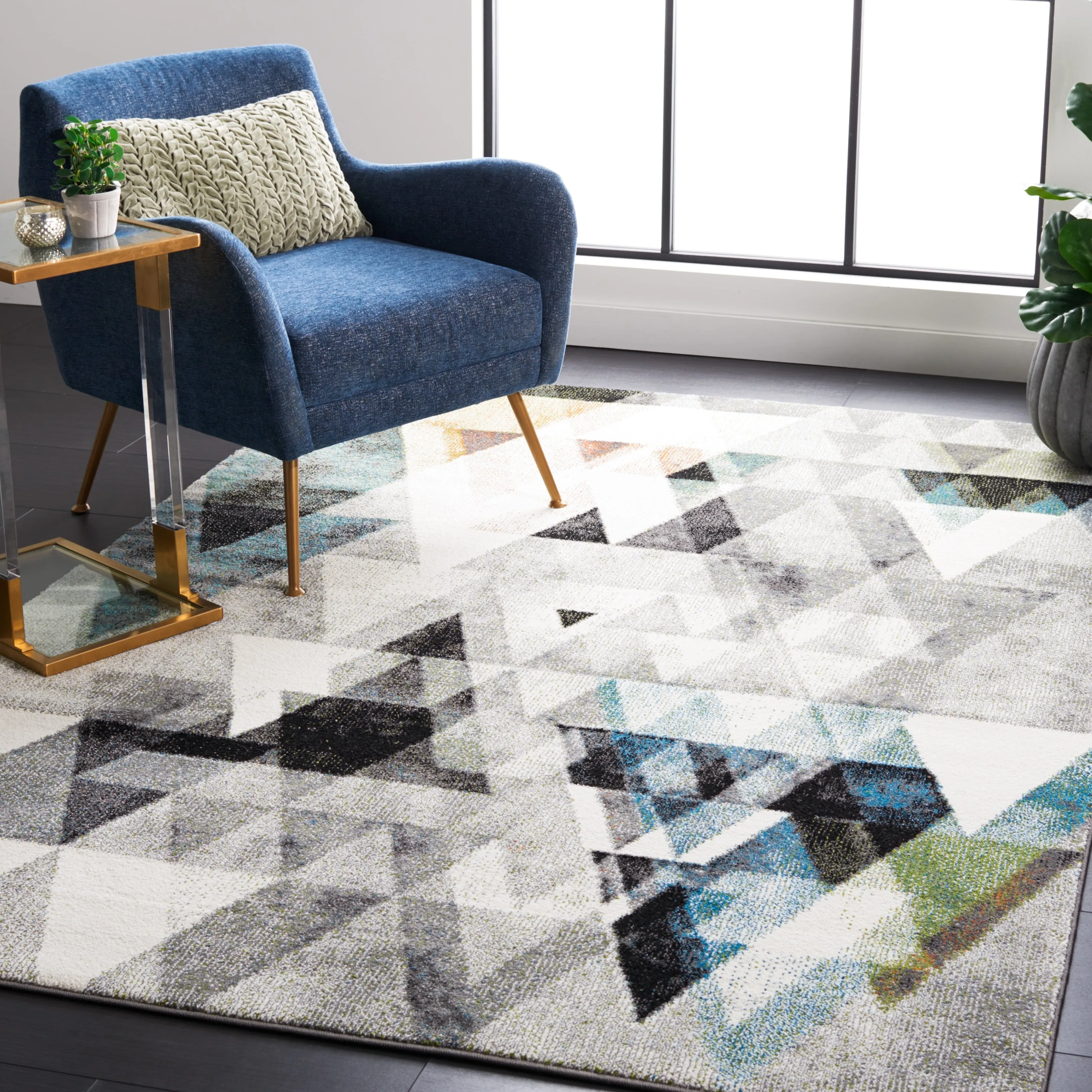 SAFAVIEH Porcello Lizet Mid-Century Modern Abstract Rug