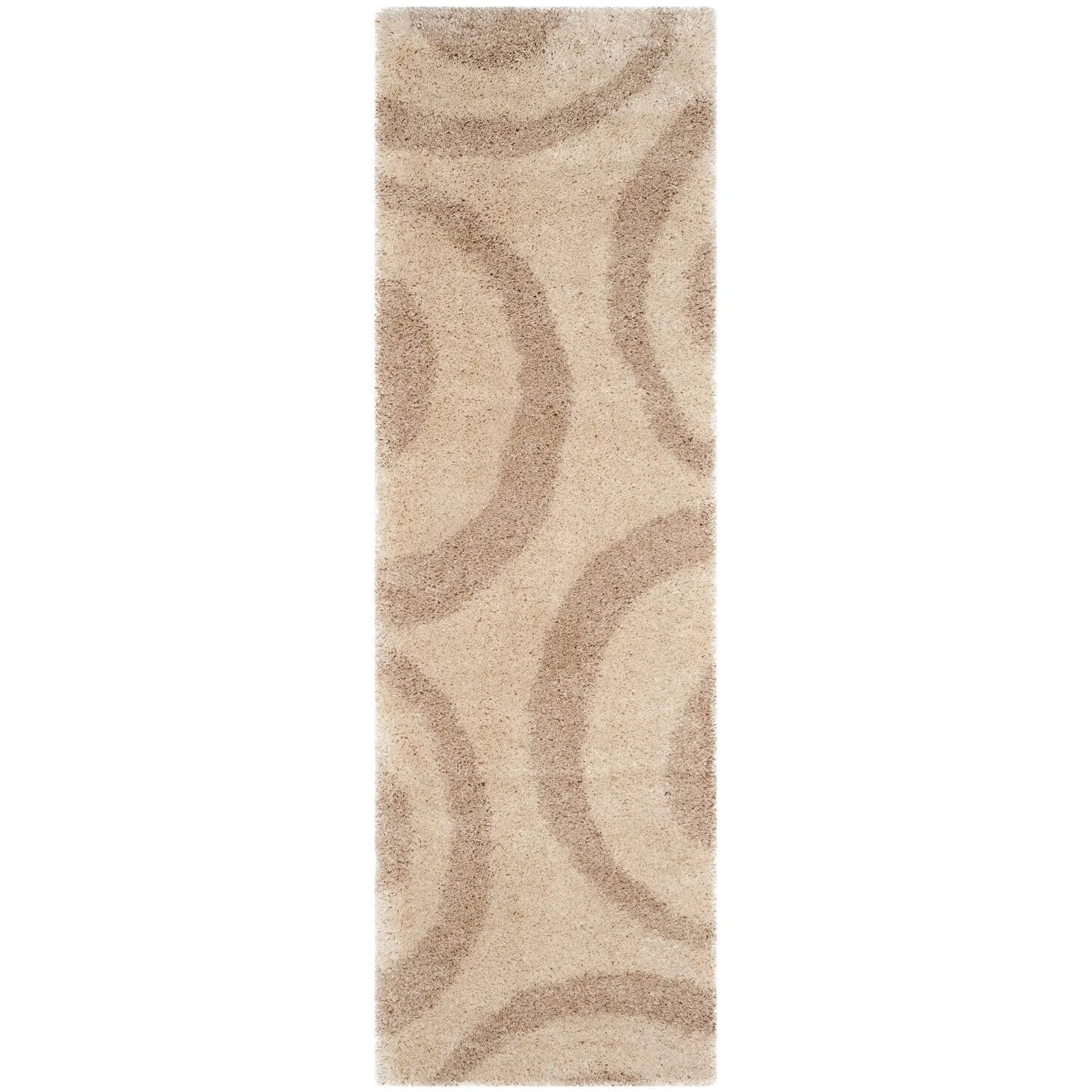 SAFAVIEH Portofino Shag Sunna Modern 2-inch Thick Rug