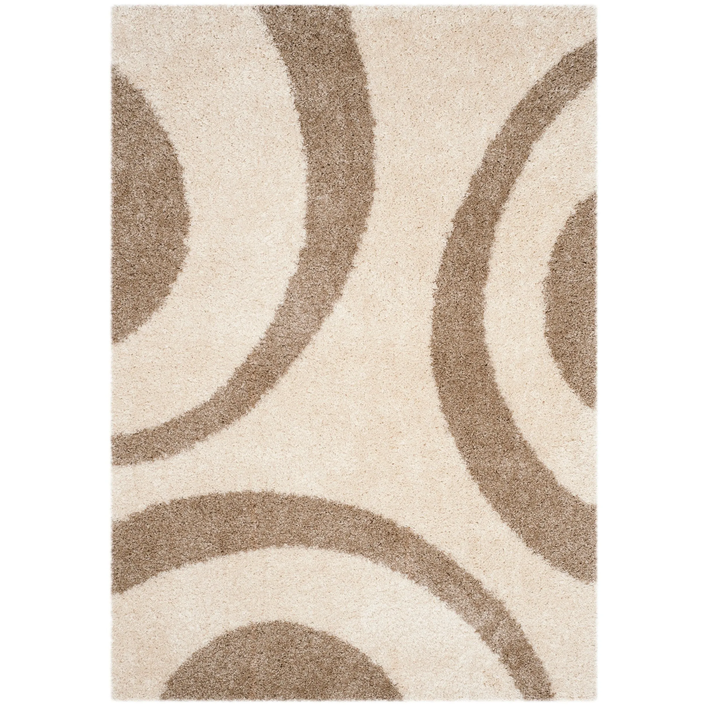 SAFAVIEH Portofino Shag Sunna Modern 2-inch Thick Rug