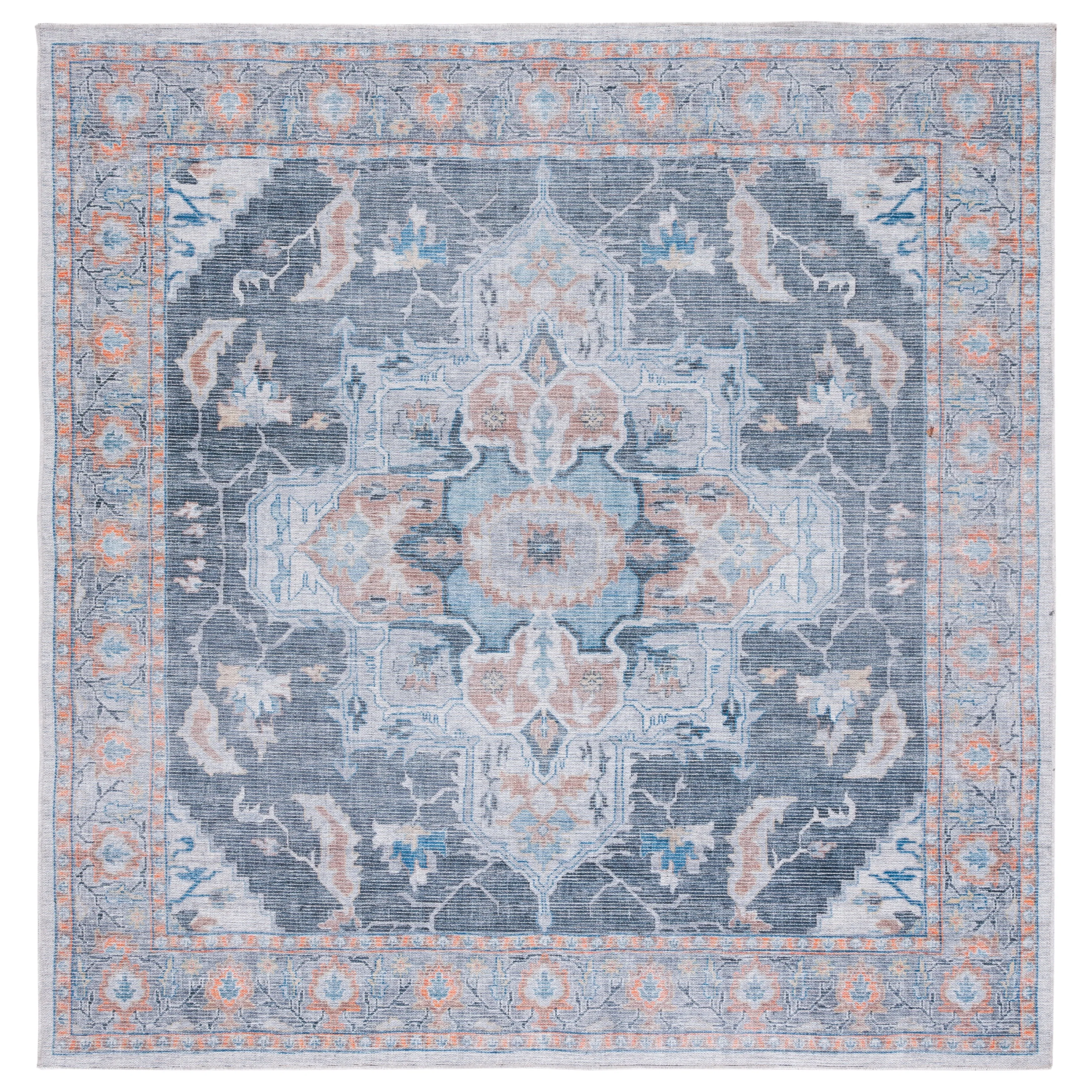 SAFAVIEH Serapi Machine Washable Nonie Boho Medallion Rug