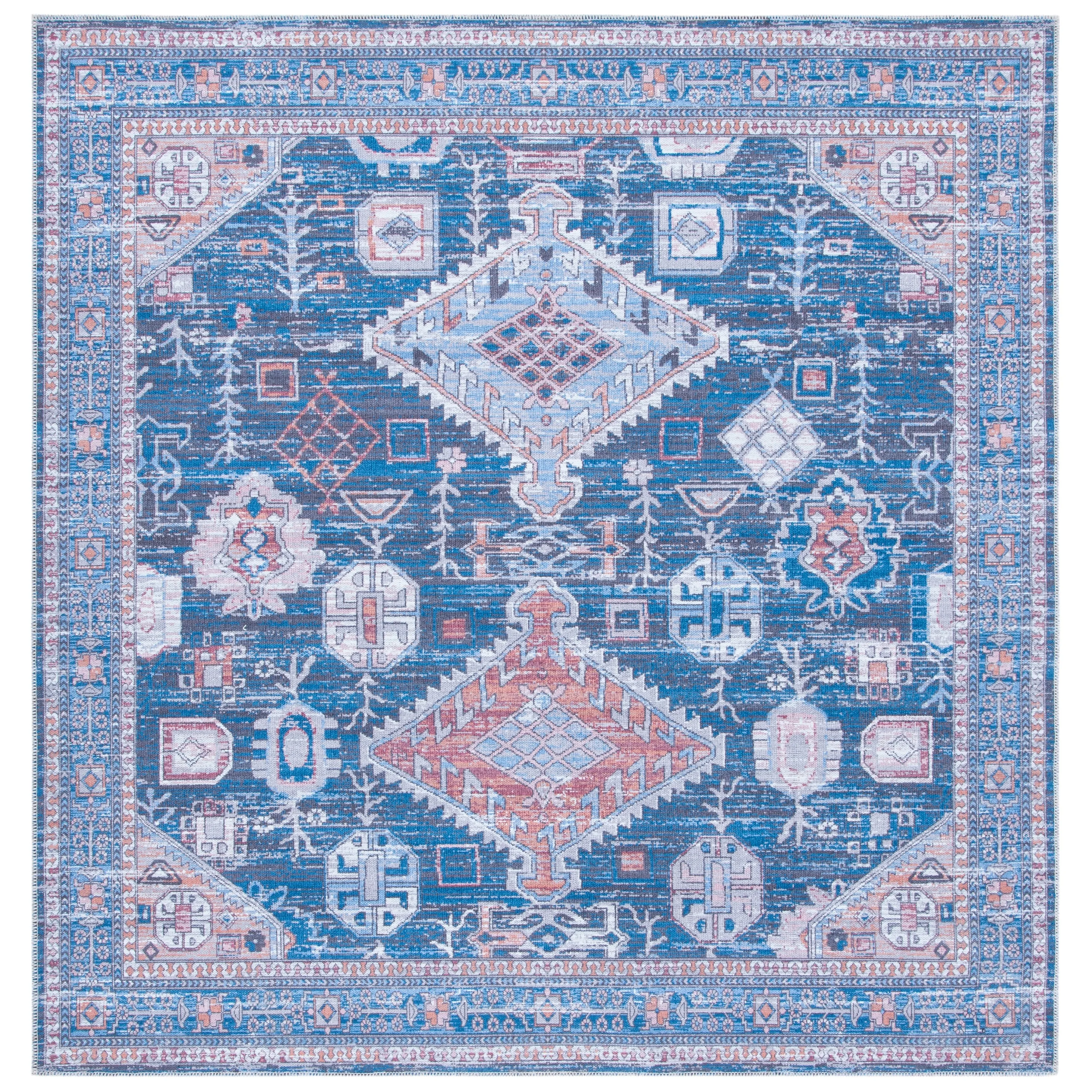 SAFAVIEH Serapi Machine Washable Sybilla Shabby Chic Distressed Rug