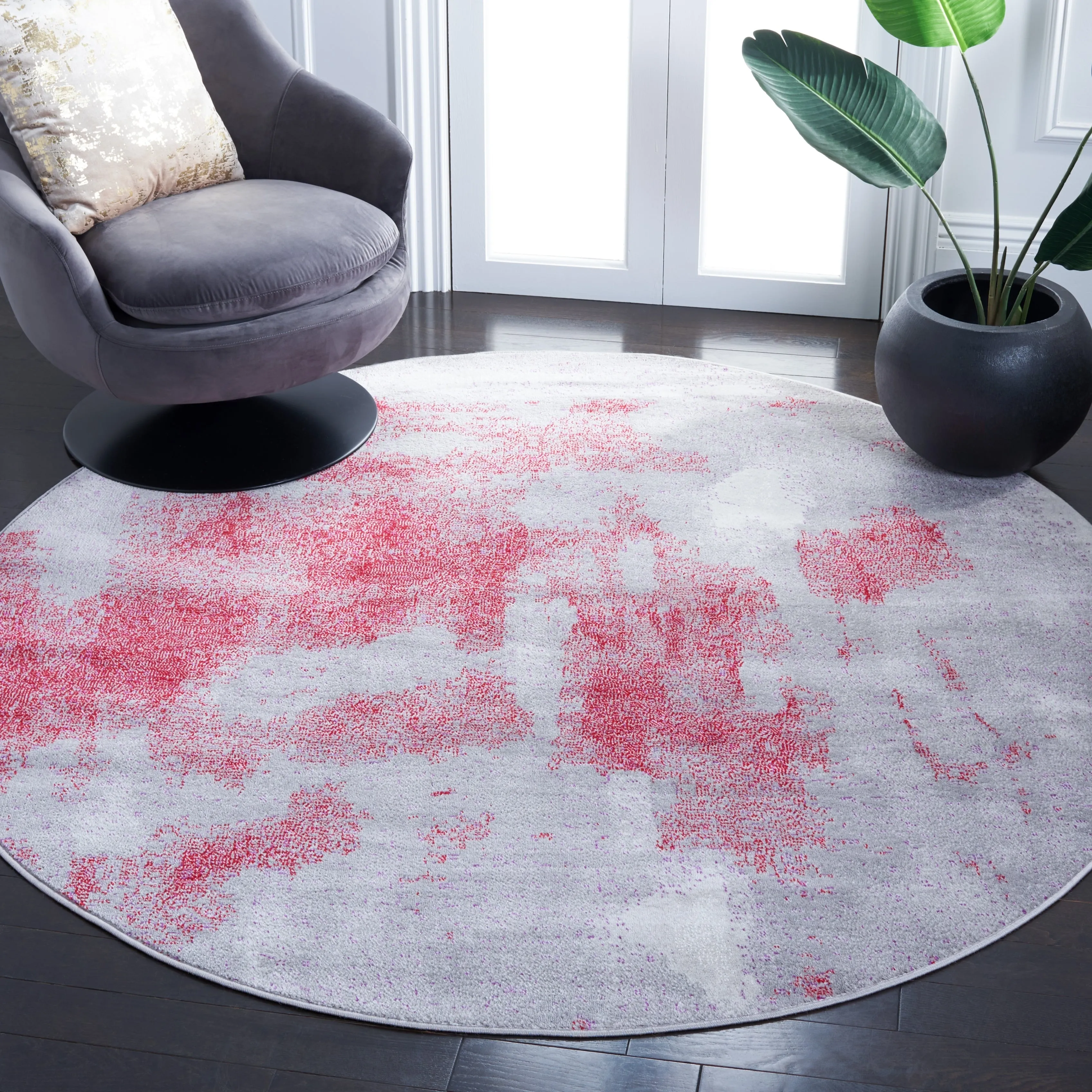 SAFAVIEH Skyler Kenzie Modern Abstract Watercolor Rug