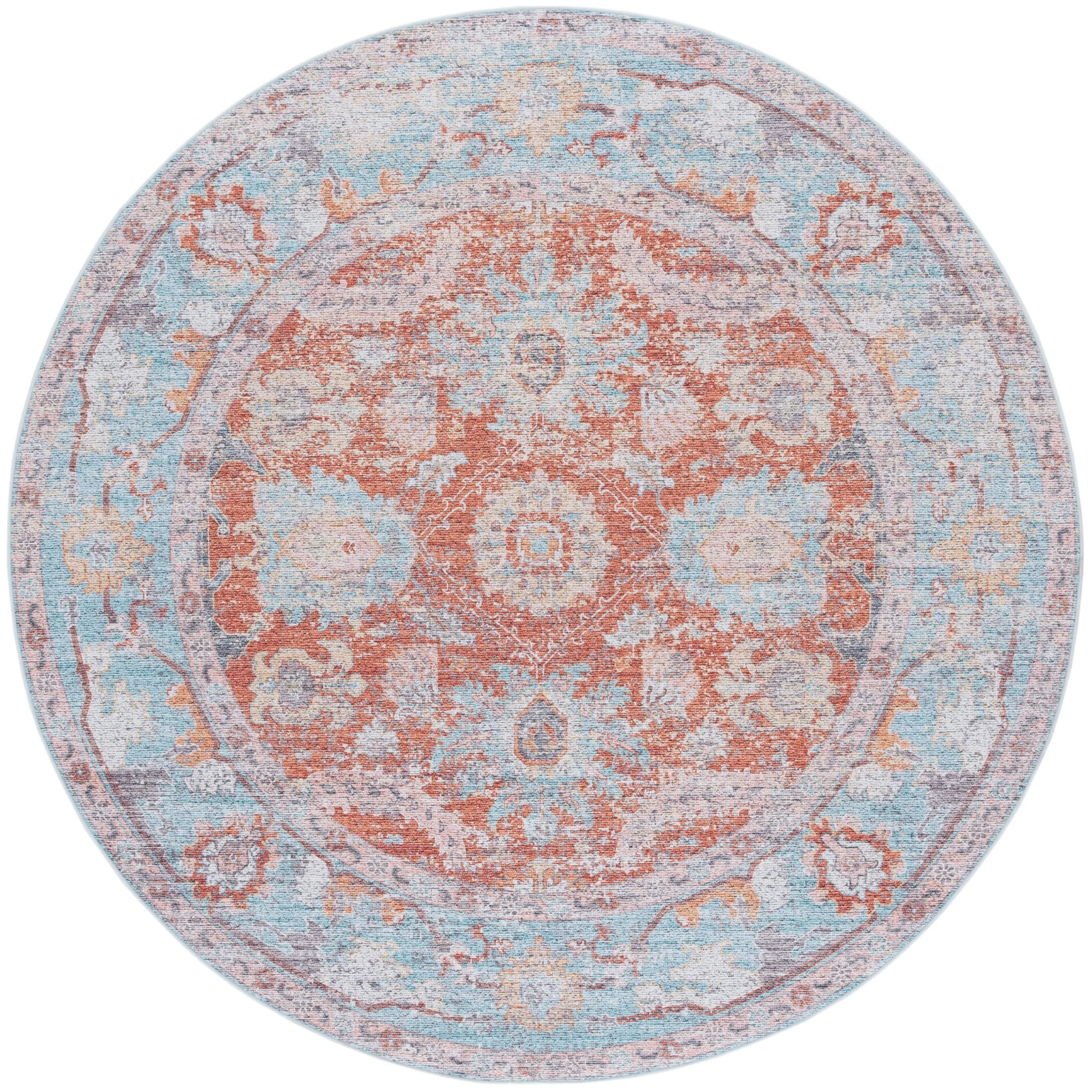 SAFAVIEH Tucson Adolfa Machine Washable Slip Resistant Shabby Chic