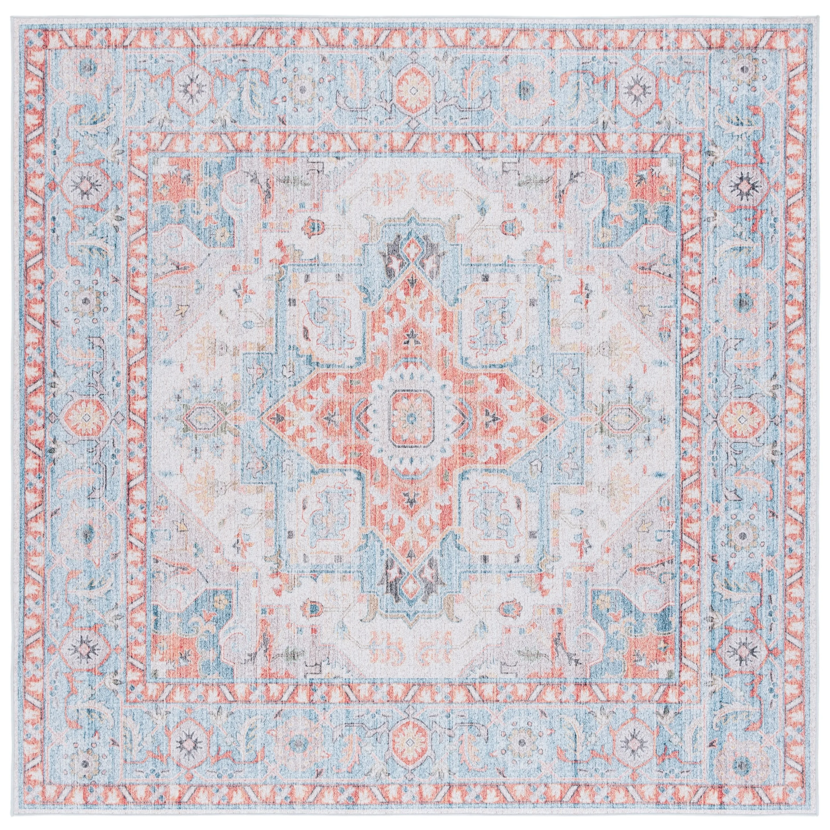 SAFAVIEH Tucson Ava Machine Washable Slip Resistant Shabby Chic