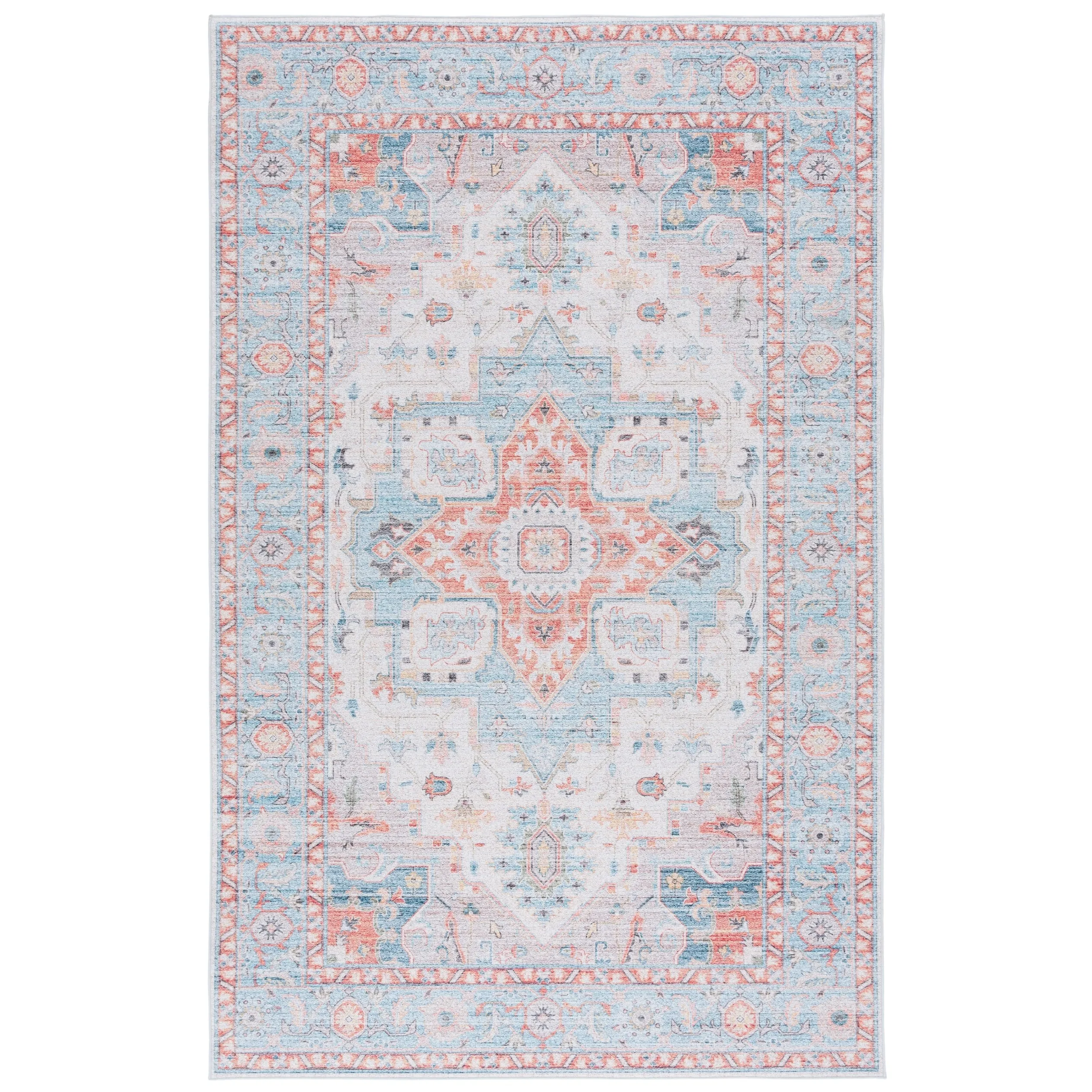 SAFAVIEH Tucson Ava Machine Washable Slip Resistant Shabby Chic