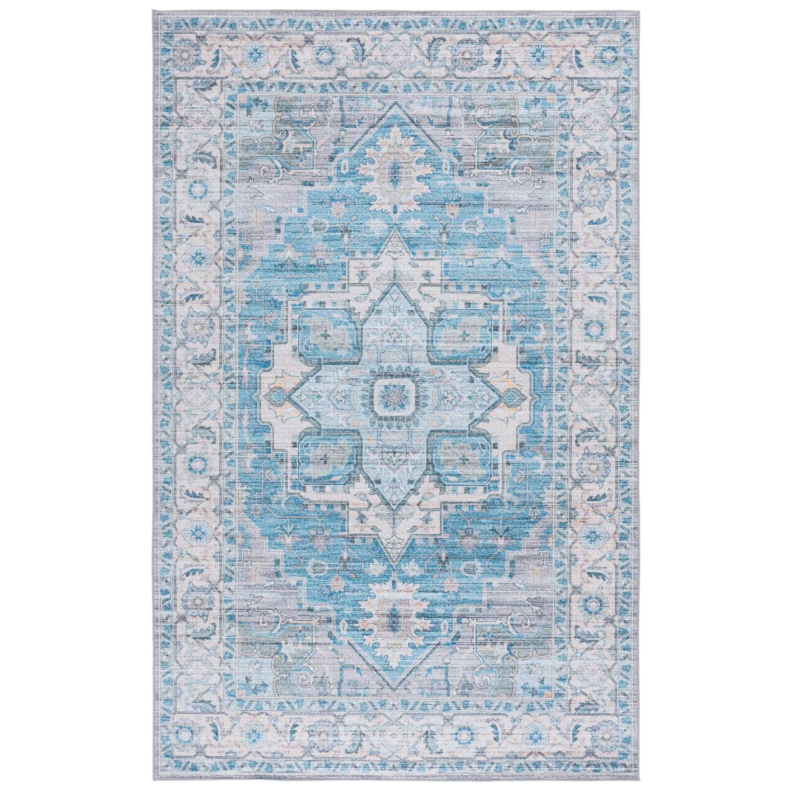 SAFAVIEH Tucson Ava Machine Washable Slip Resistant Shabby Chic