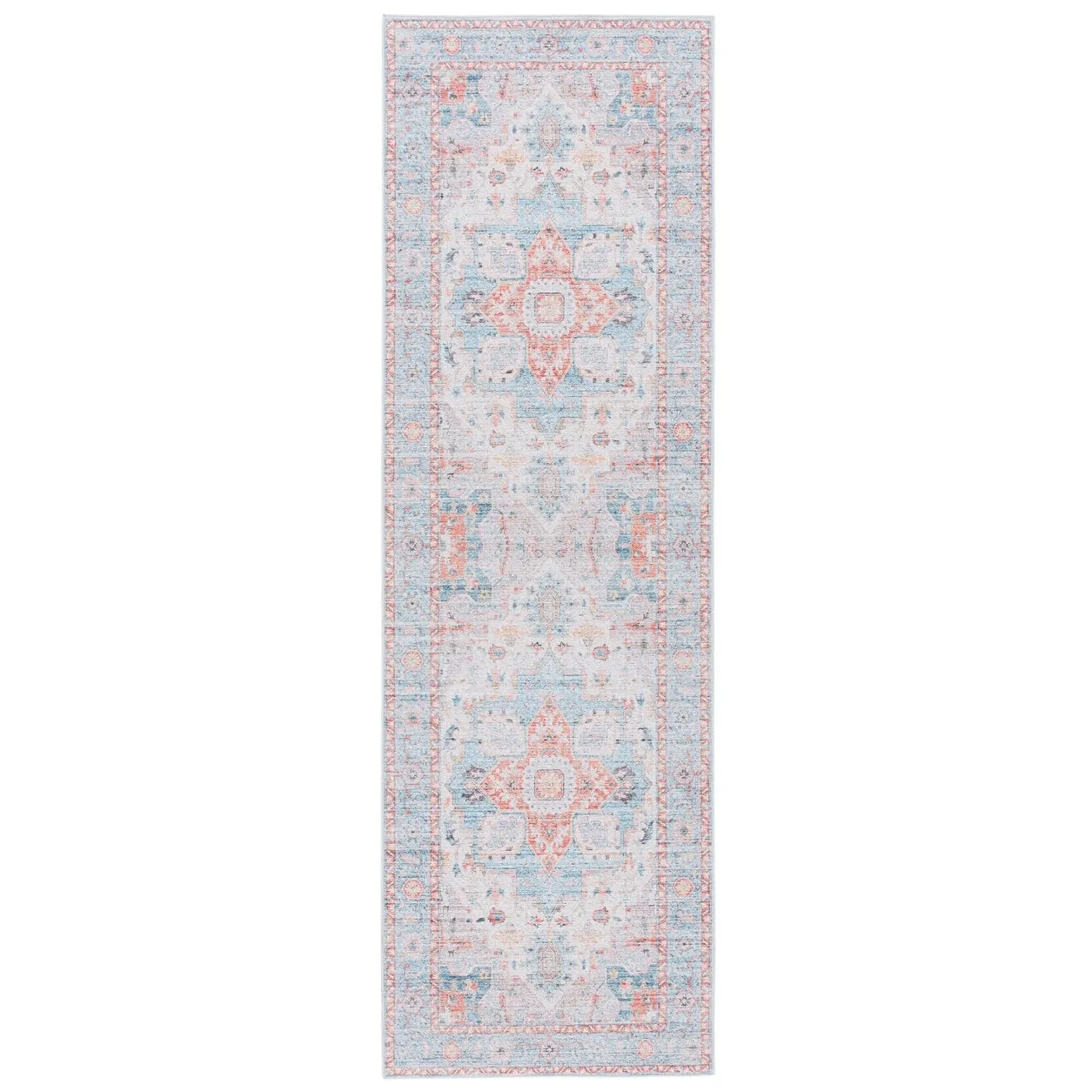 SAFAVIEH Tucson Ava Machine Washable Slip Resistant Shabby Chic