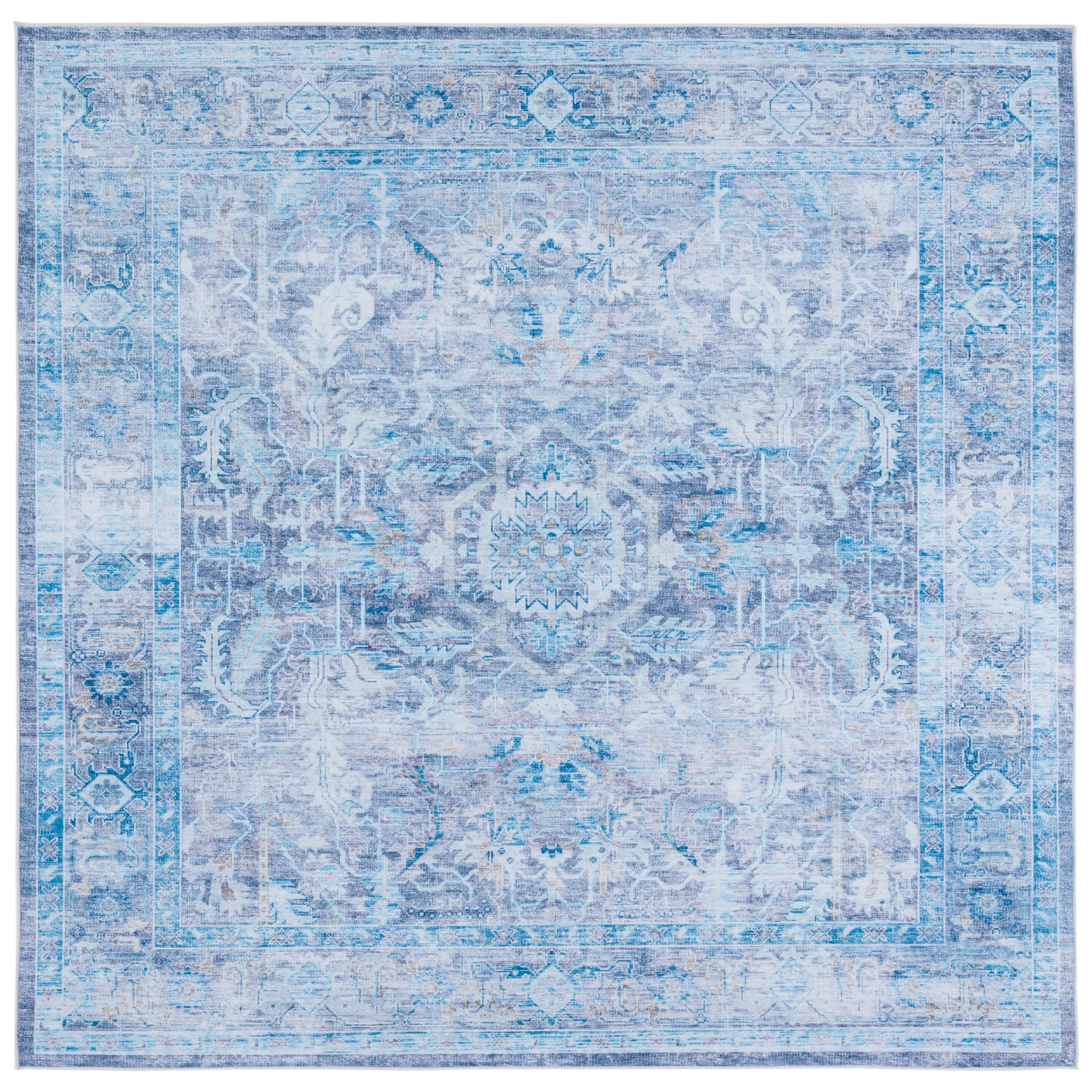 SAFAVIEH Tucson Machine Washable Slip Resistant Dena Oriental Distressed