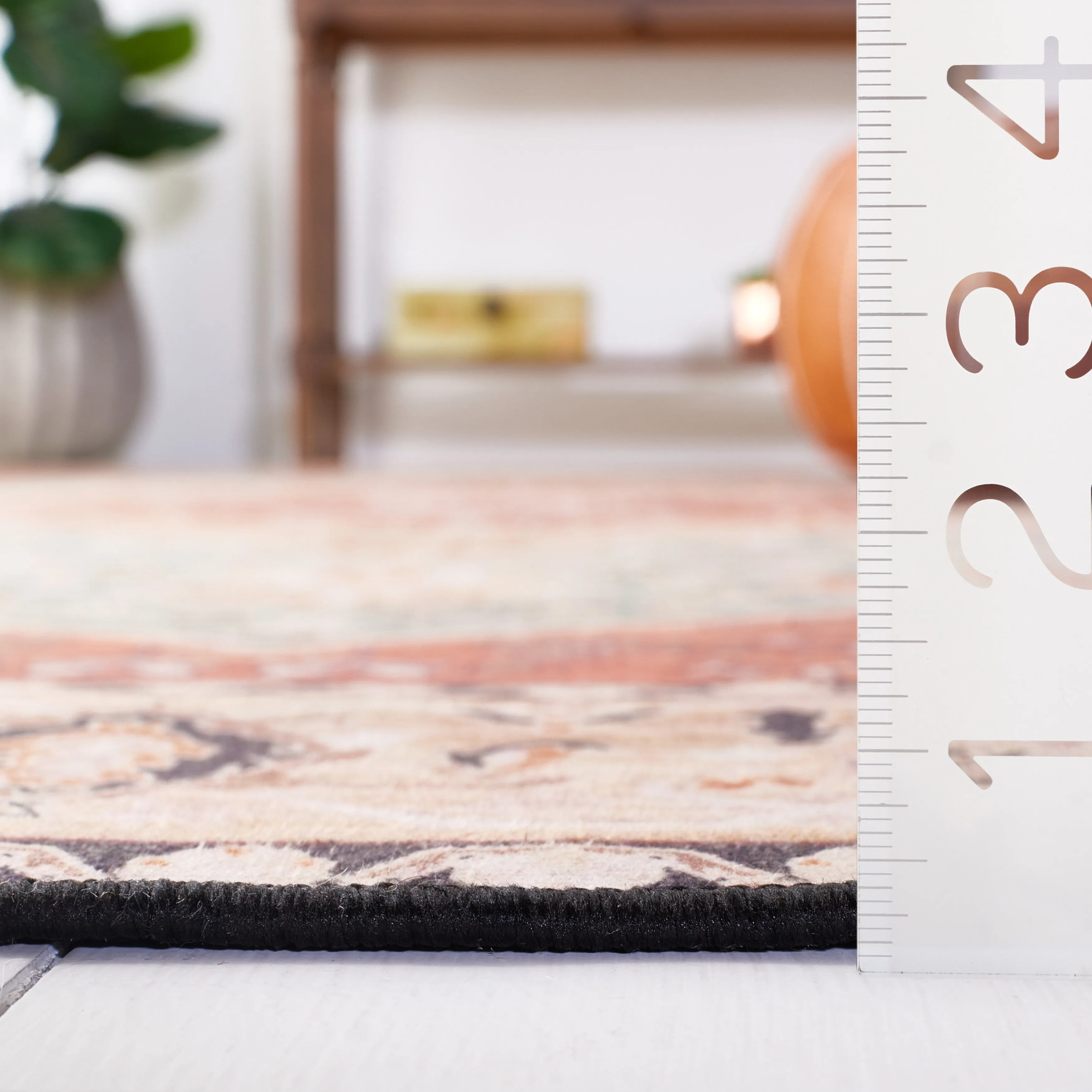 SAFAVIEH Tucson Machine Washable Slip Resistant Dessa Traditional Rug