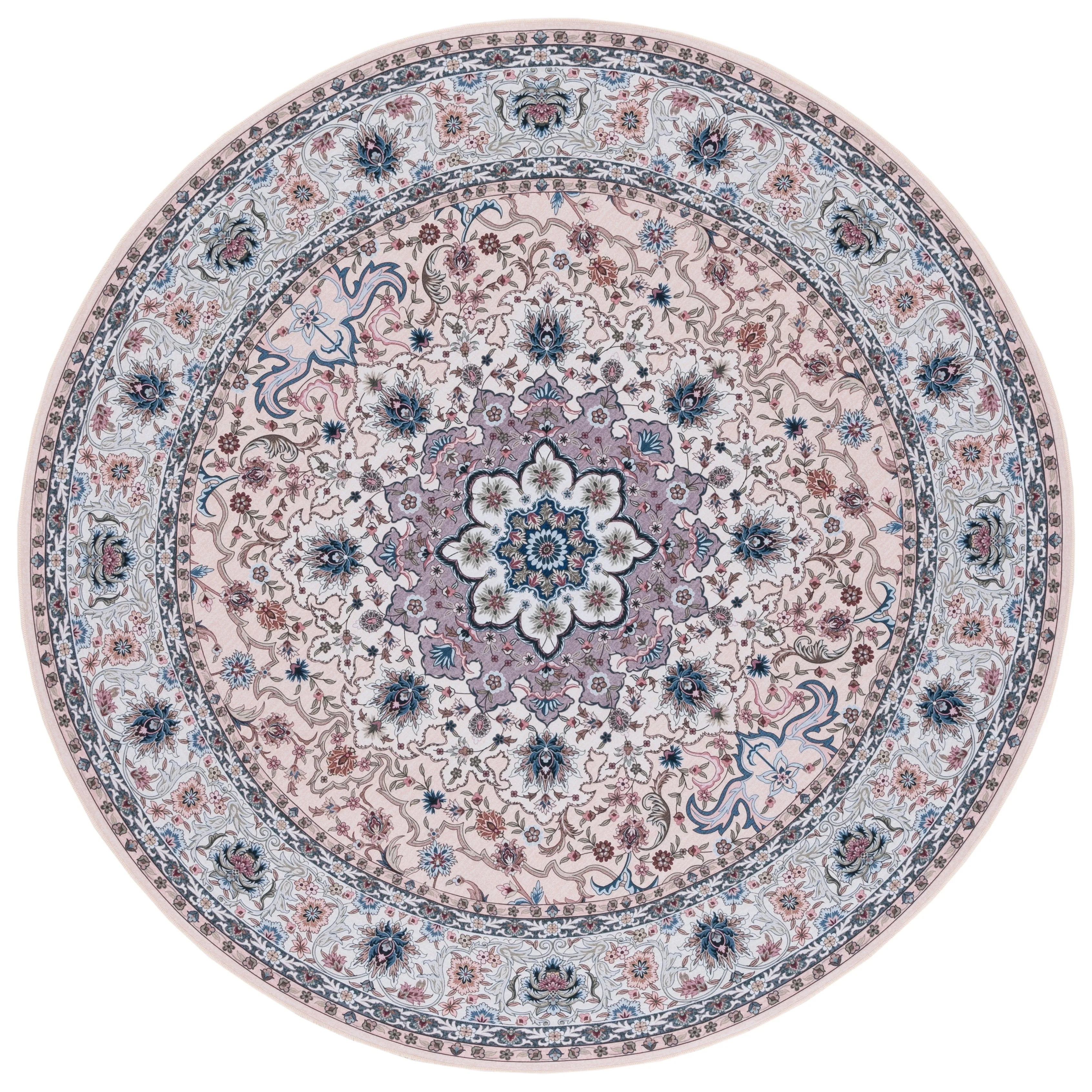 SAFAVIEH Tucson Machine Washable Slip Resistant Koidula Traditional Rug
