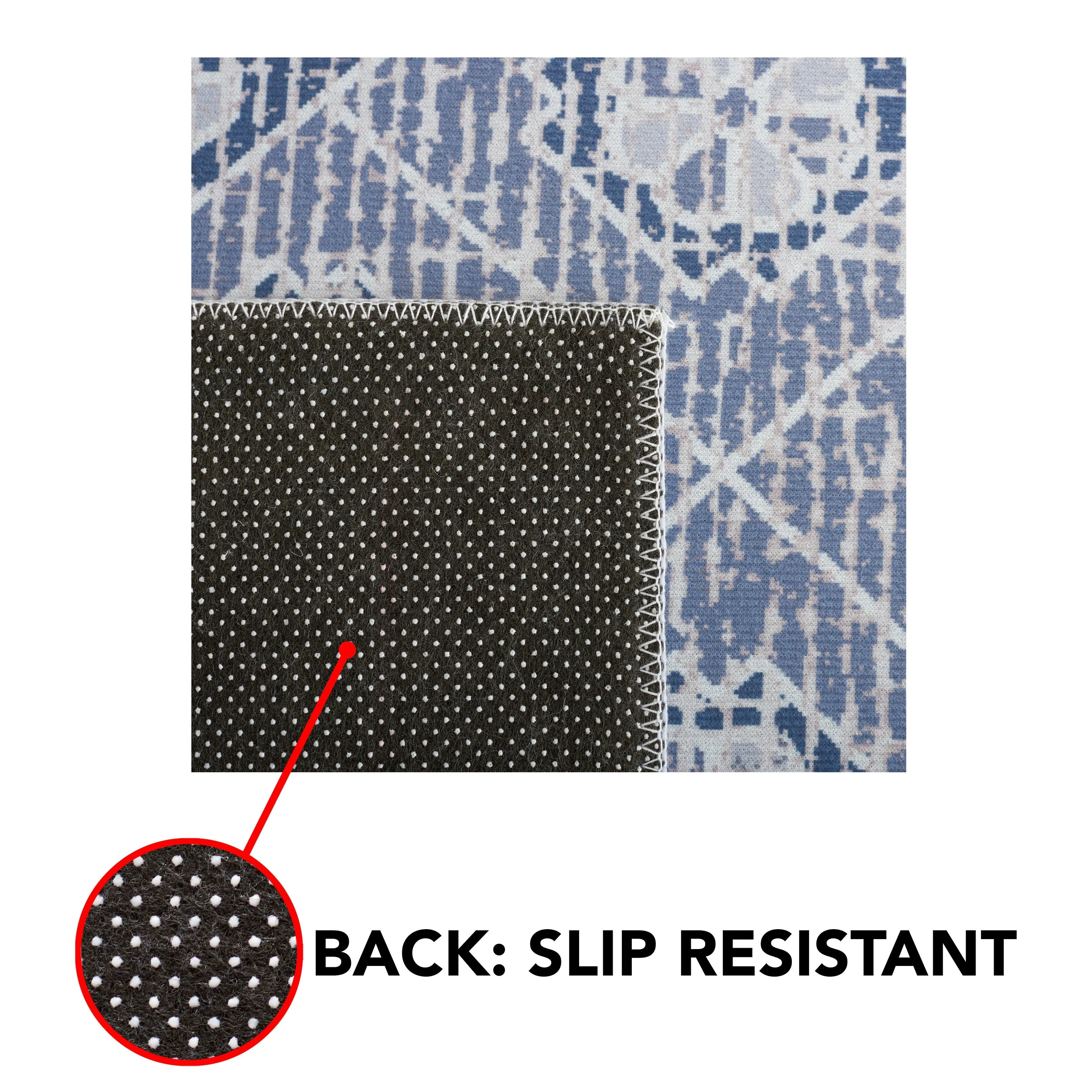 SAFAVIEH Tucson Machine Washable Slip Resistant Lotta Traditional Rug