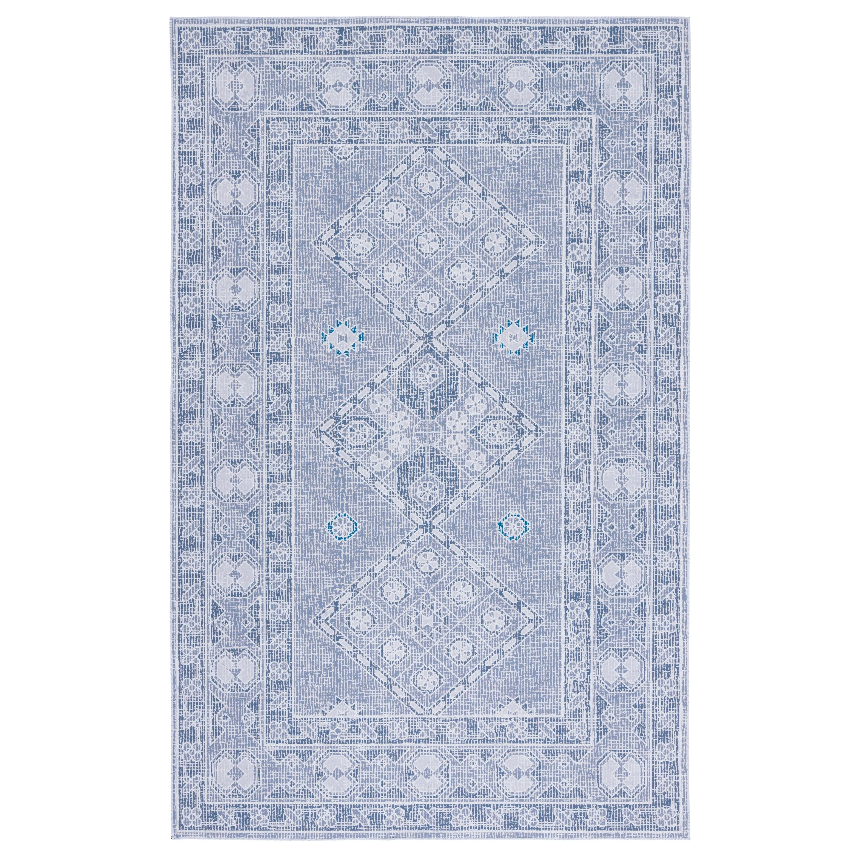 SAFAVIEH Tucson Machine Washable Slip Resistant Lotta Traditional Rug