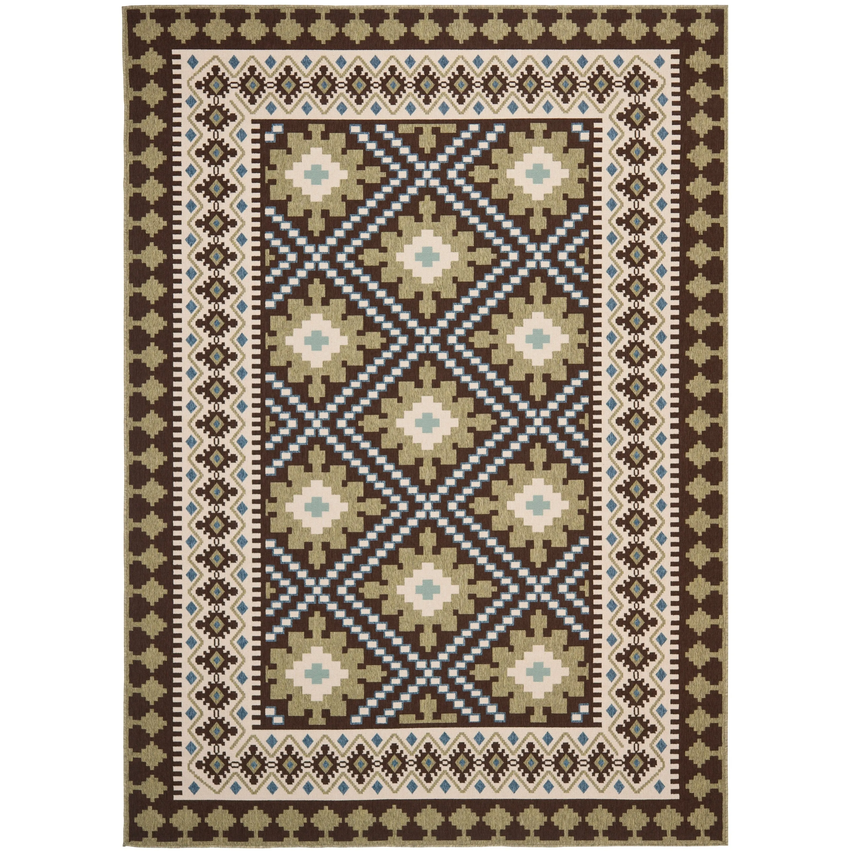 SAFAVIEH Veranda Eyvor Indoor/ Outdoor Waterproof Patio Backyard Rug