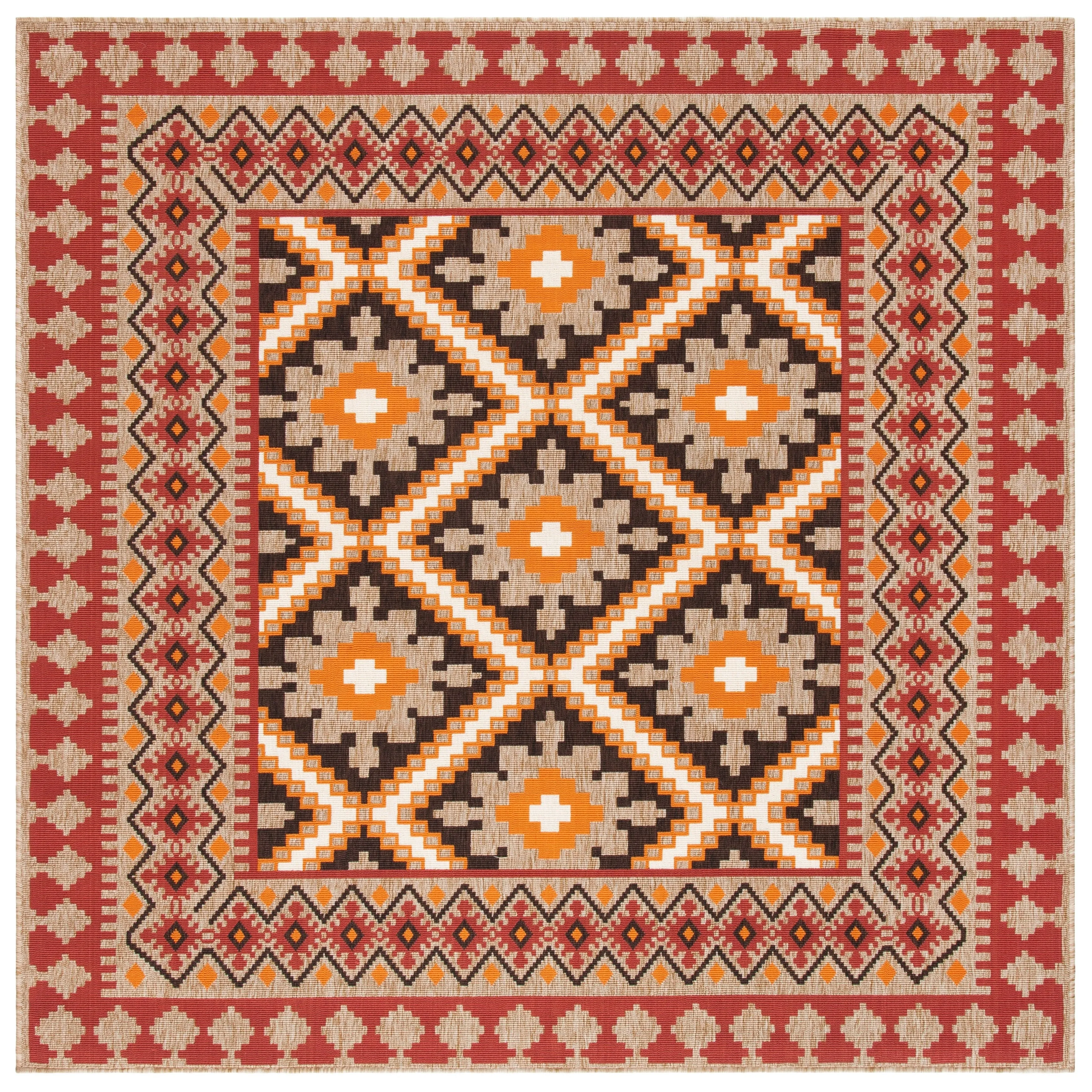 SAFAVIEH Veranda Eyvor Indoor/ Outdoor Waterproof Patio Backyard Rug