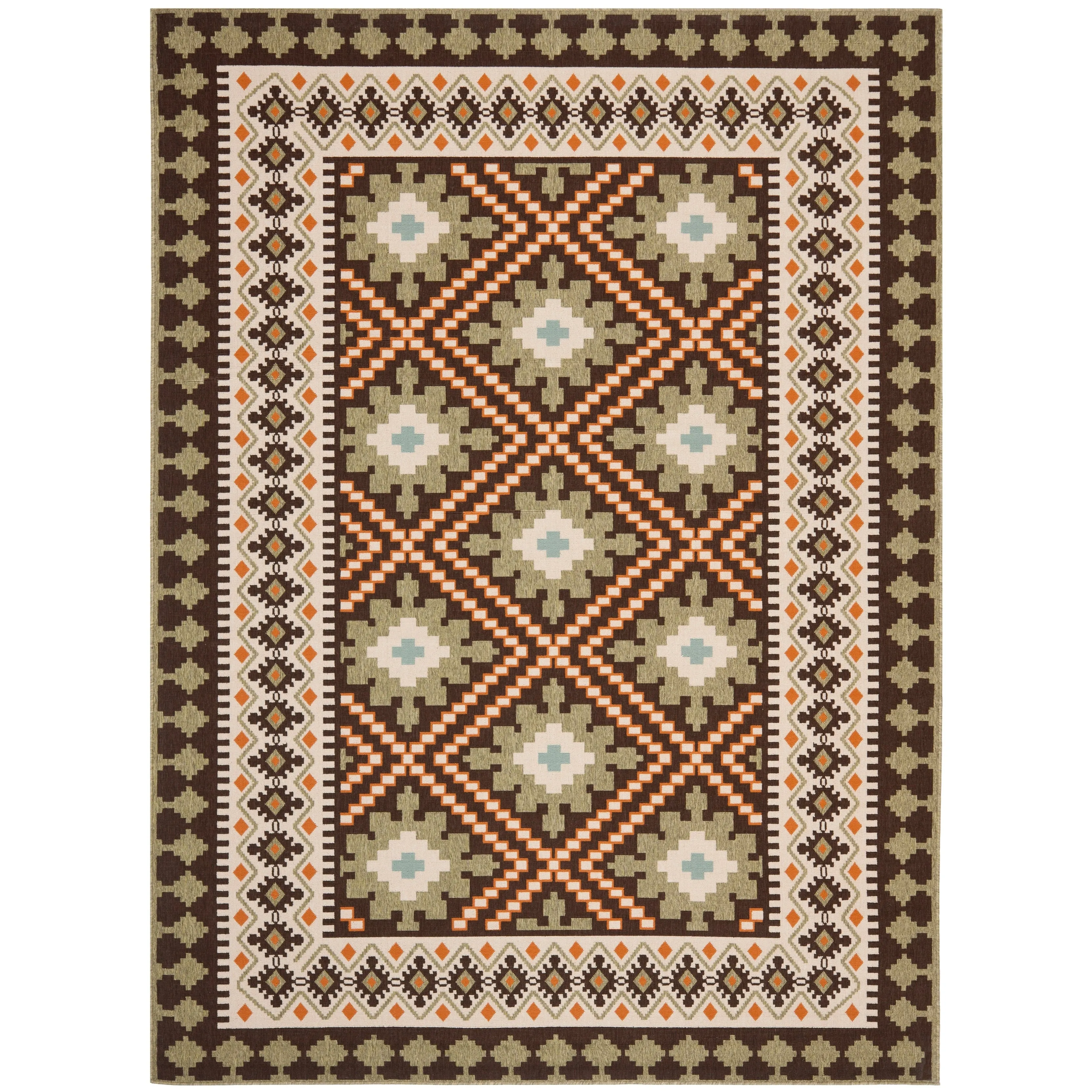 SAFAVIEH Veranda Eyvor Indoor/ Outdoor Waterproof Patio Backyard Rug