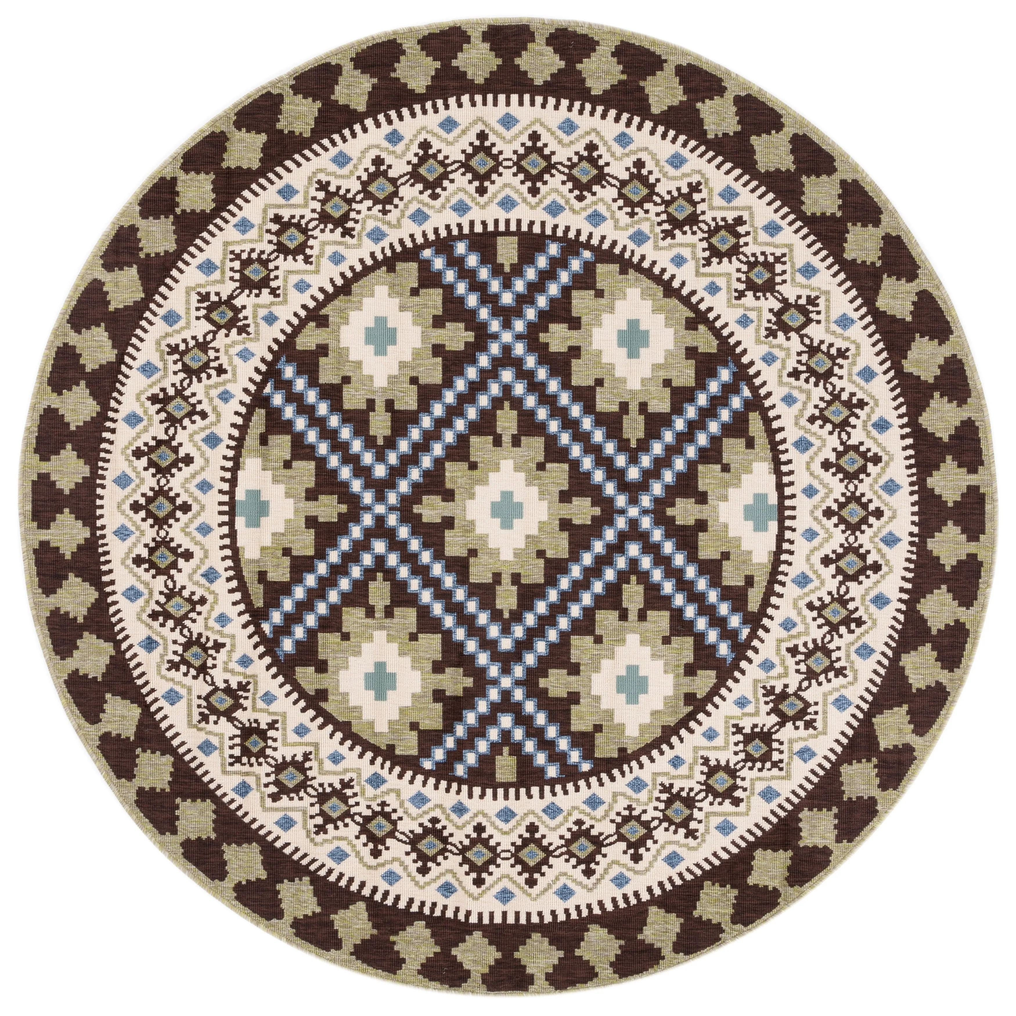 SAFAVIEH Veranda Eyvor Indoor/ Outdoor Waterproof Patio Backyard Rug