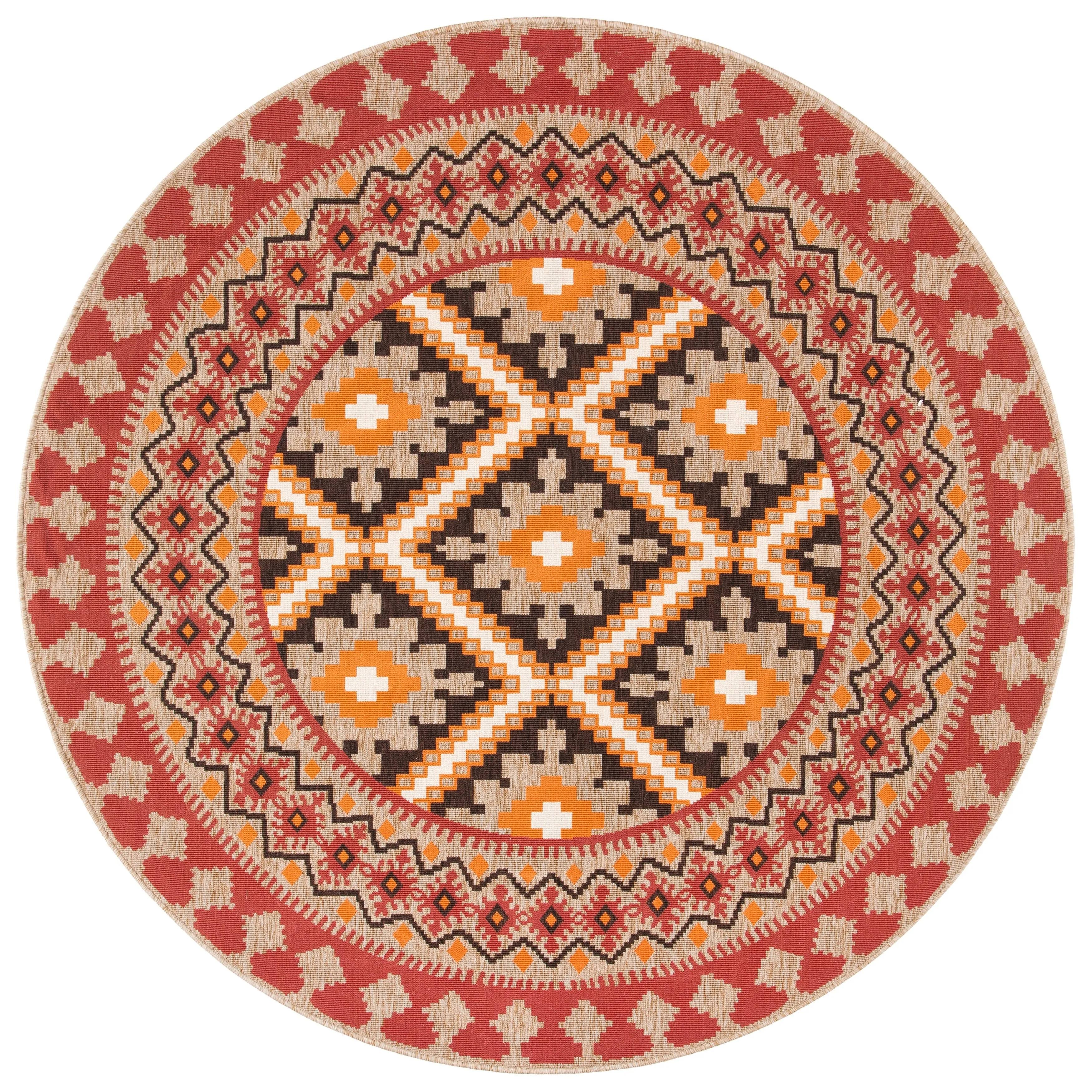 SAFAVIEH Veranda Eyvor Indoor/ Outdoor Waterproof Patio Backyard Rug