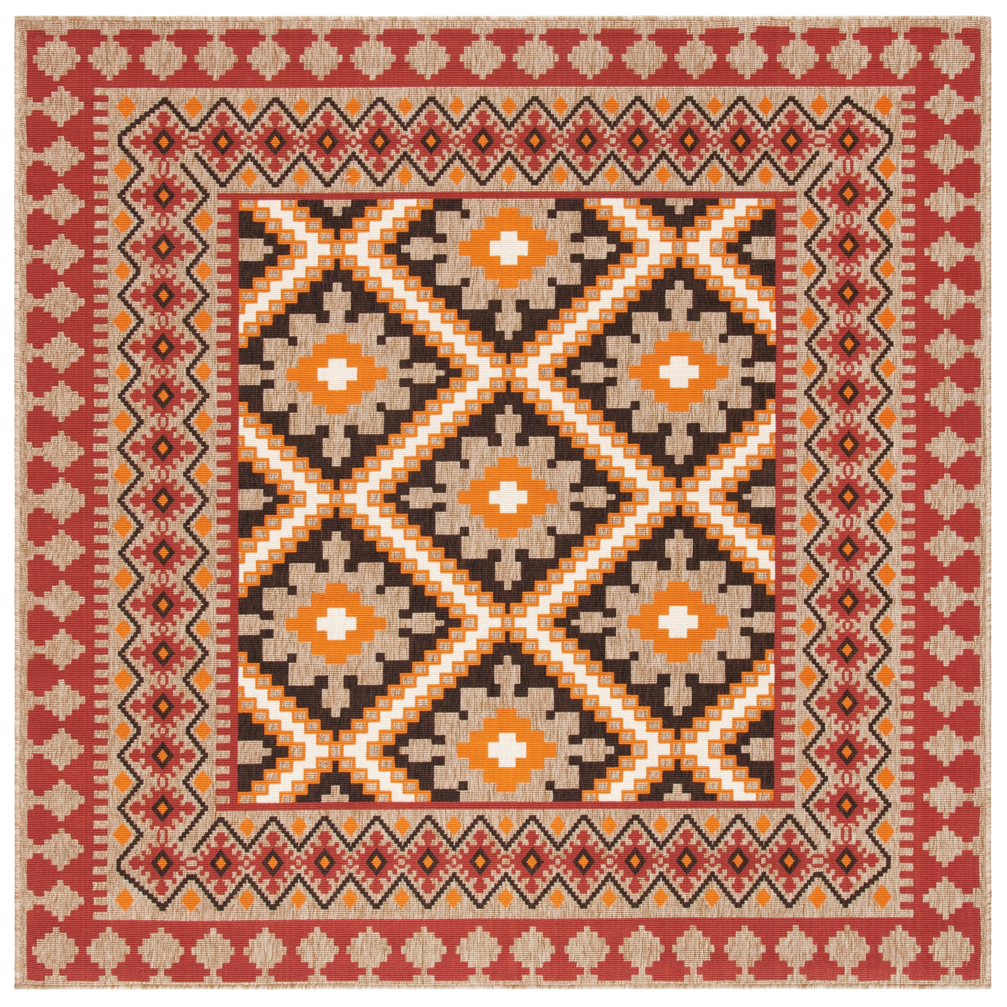 SAFAVIEH Veranda Eyvor Indoor/ Outdoor Waterproof Patio Backyard Rug