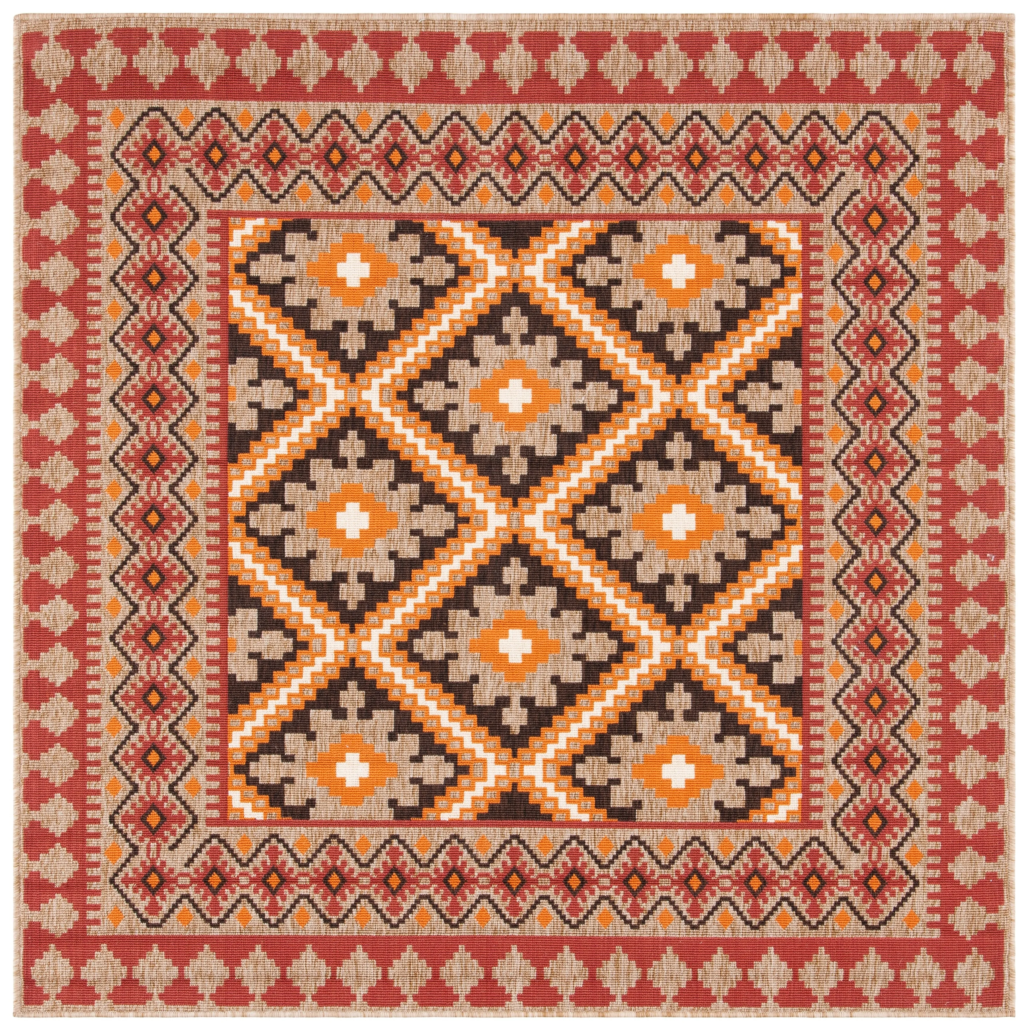 SAFAVIEH Veranda Eyvor Indoor/ Outdoor Waterproof Patio Backyard Rug