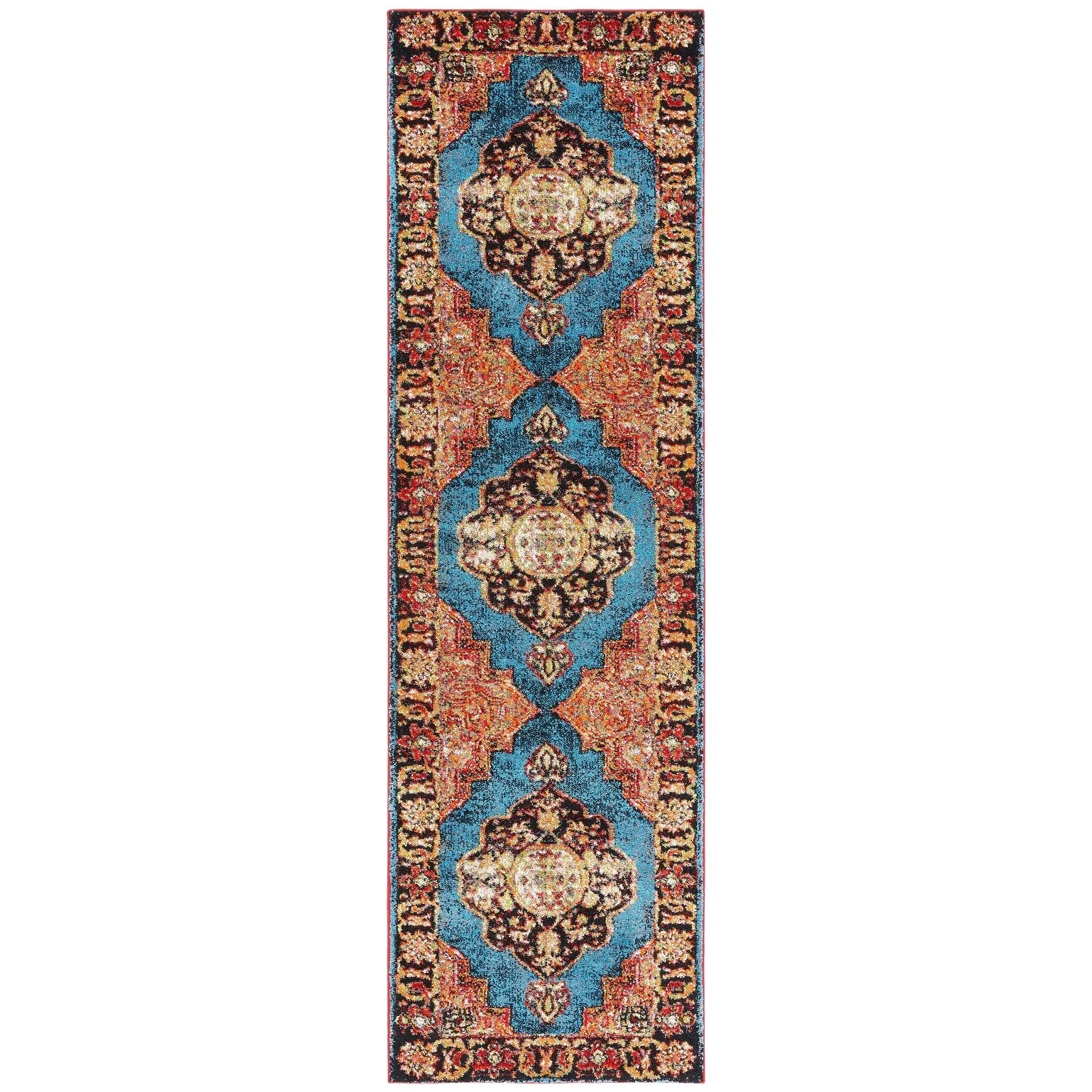 SAFAVIEH Vintage Hamadan Ismay Oriental Distressed Rug