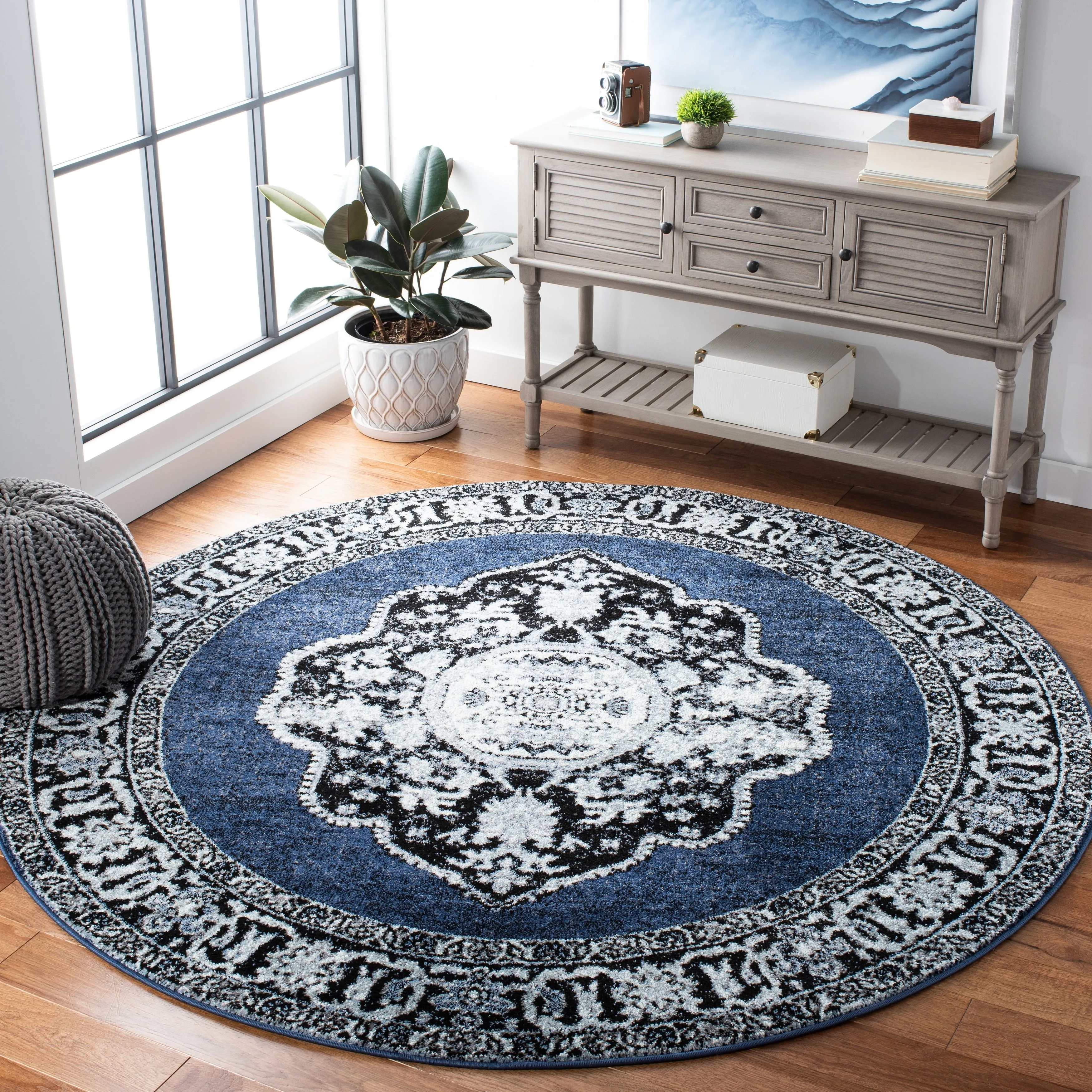 SAFAVIEH Vintage Hamadan Ismay Oriental Distressed Rug