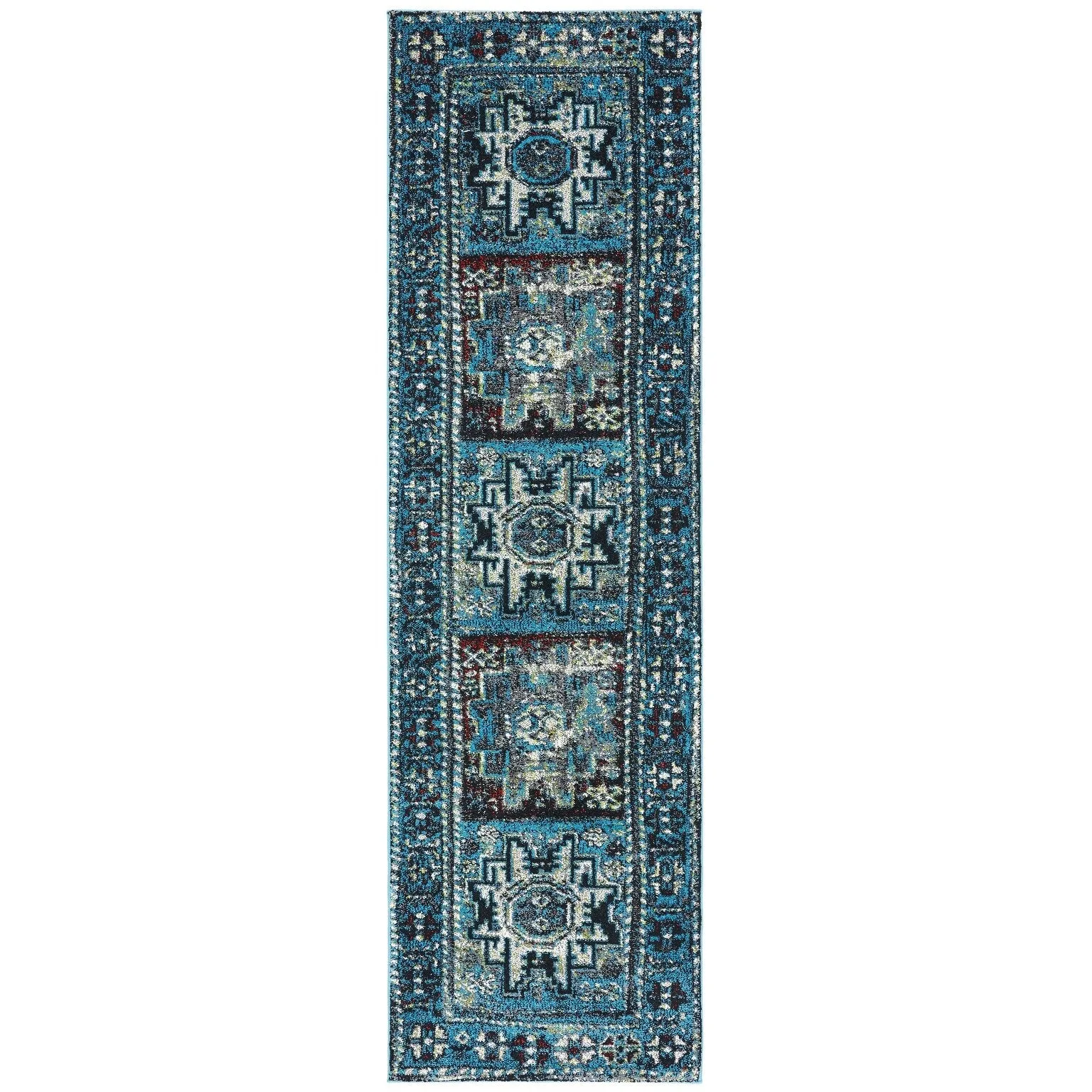 SAFAVIEH. Vintage Hamadan Lilla Oriental Distressed Rug