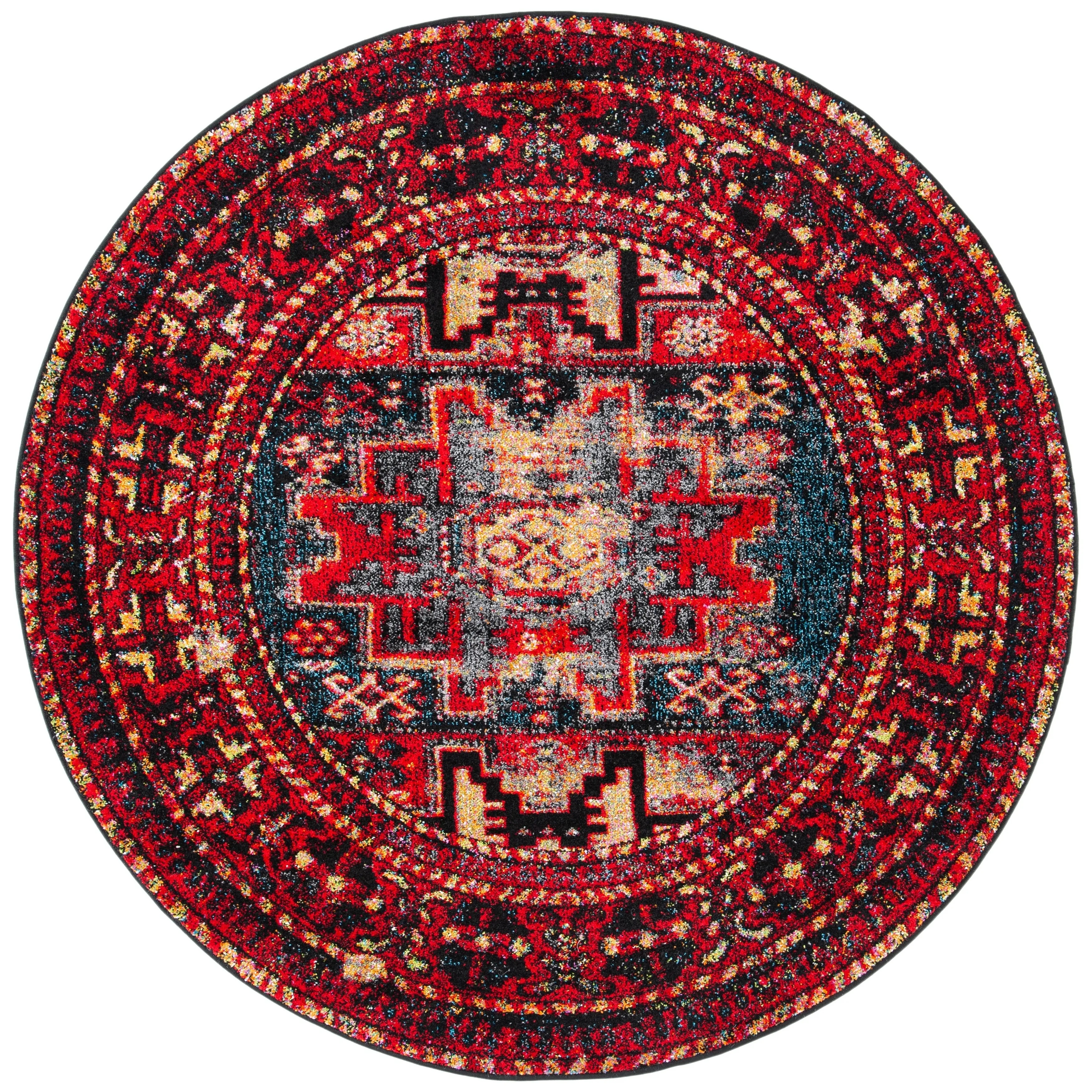SAFAVIEH. Vintage Hamadan Lilla Oriental Distressed Rug