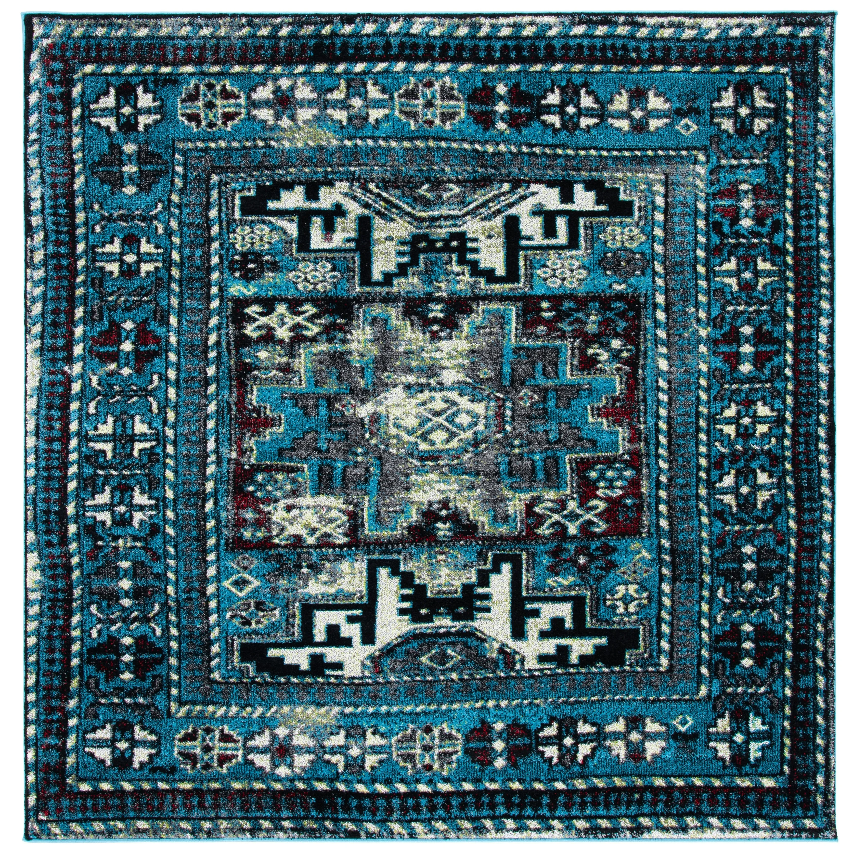 SAFAVIEH. Vintage Hamadan Lilla Oriental Distressed Rug