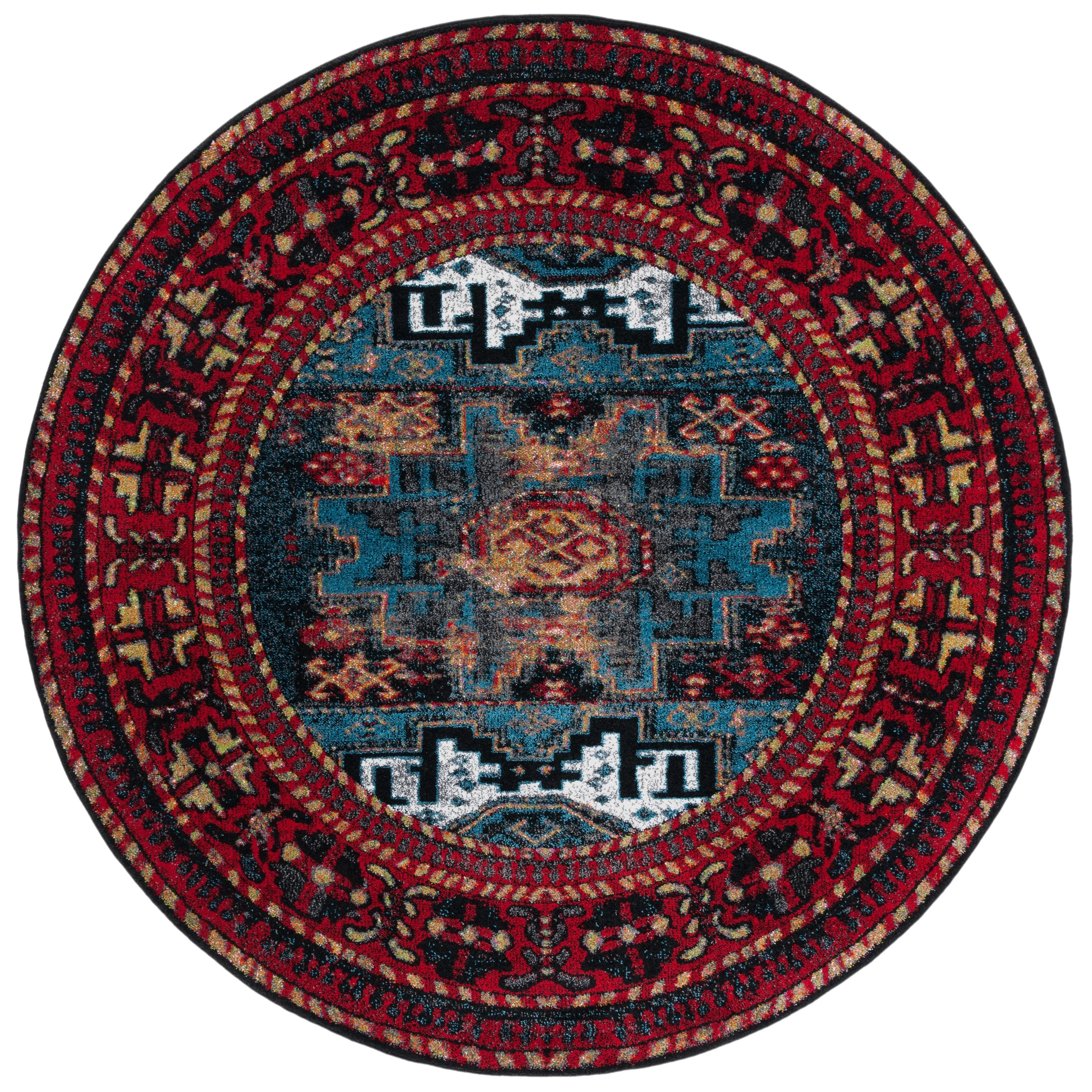 SAFAVIEH. Vintage Hamadan Lilla Oriental Distressed Rug