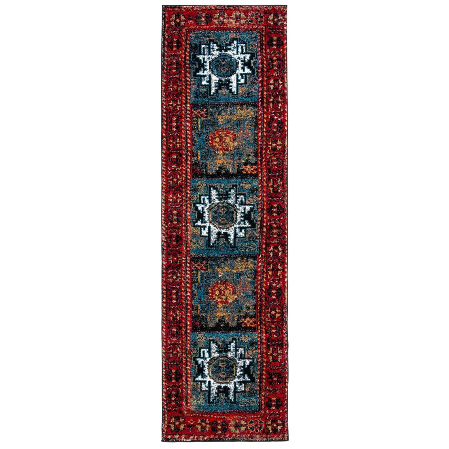 SAFAVIEH. Vintage Hamadan Lilla Oriental Distressed Rug