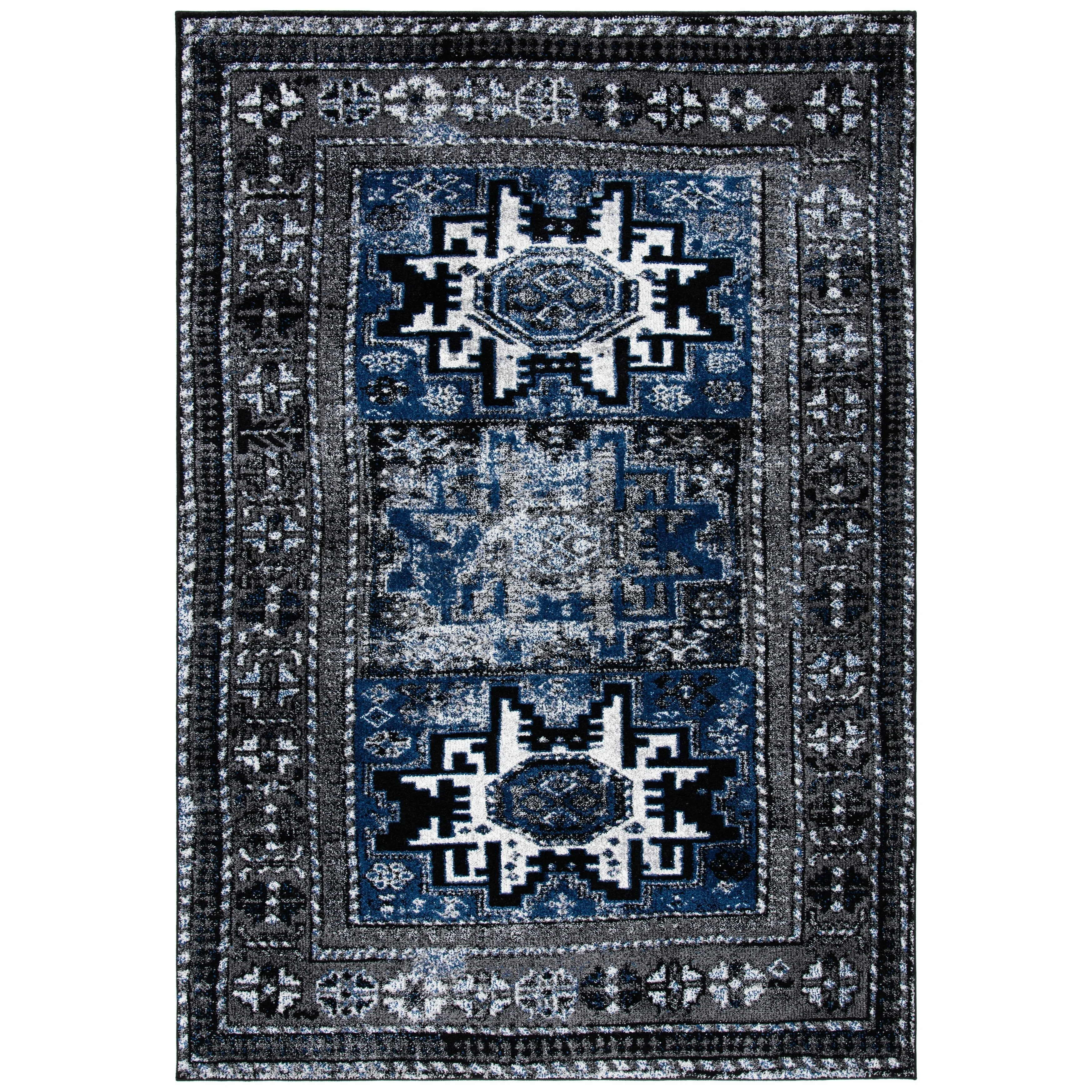 SAFAVIEH. Vintage Hamadan Lilla Oriental Distressed Rug