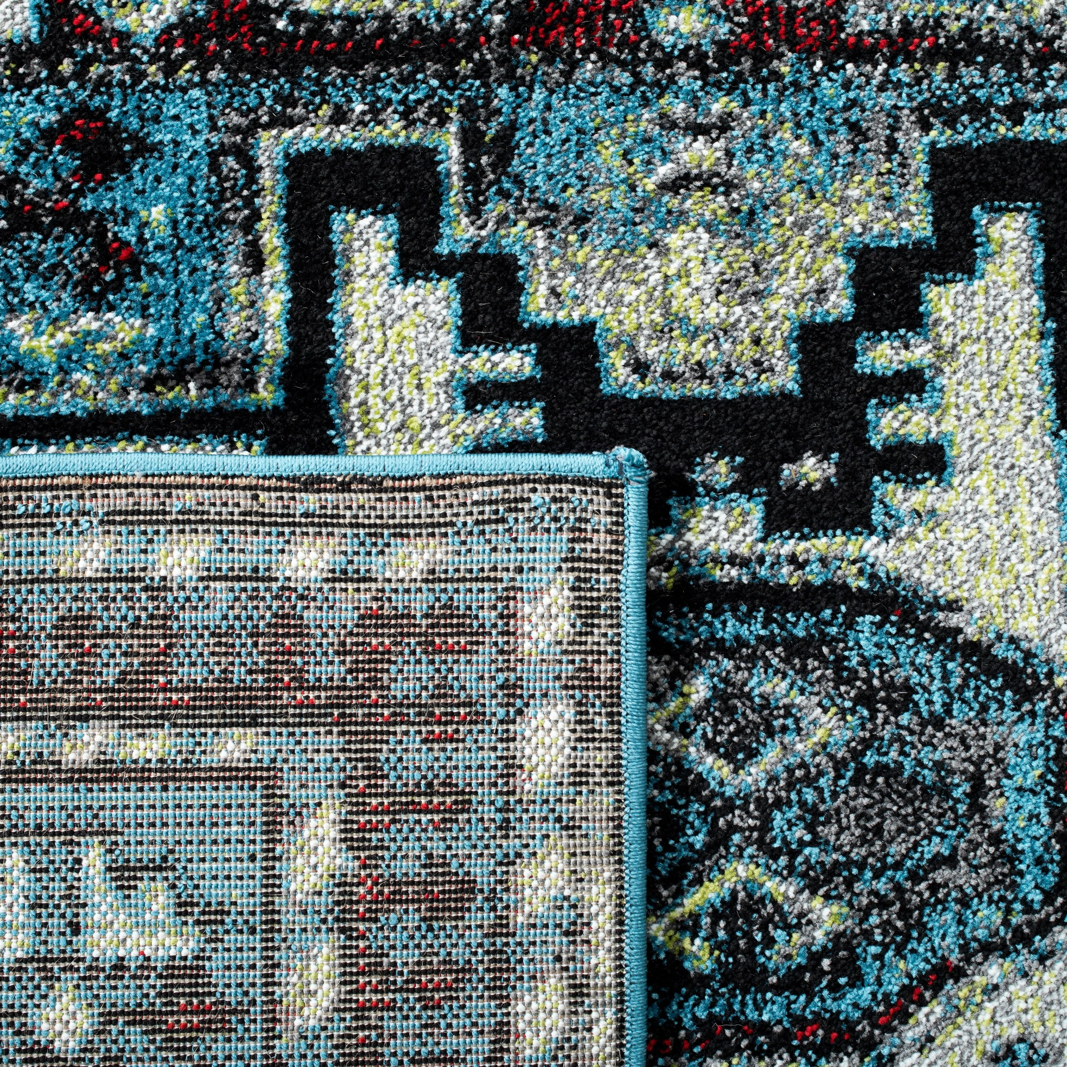 SAFAVIEH. Vintage Hamadan Lilla Oriental Distressed Rug