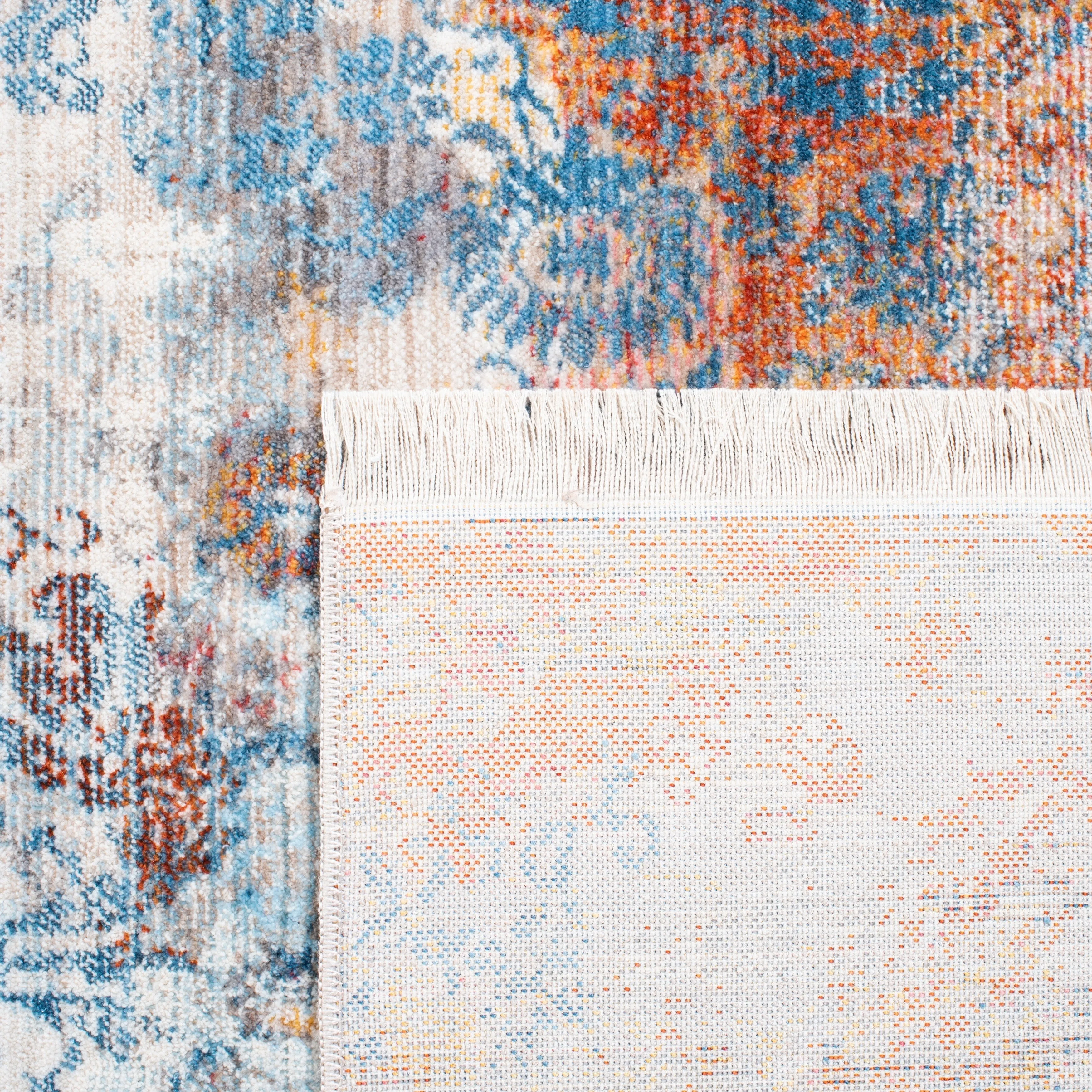 SAFAVIEH Vintage Persian Cass Modern Abstract Rug - Blue/Beige - 5' x 7' 6