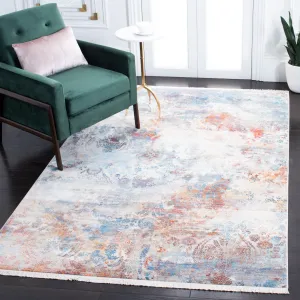 SAFAVIEH Vintage Persian Cass Modern Abstract Rug - Blue/Beige - 5' x 7' 6