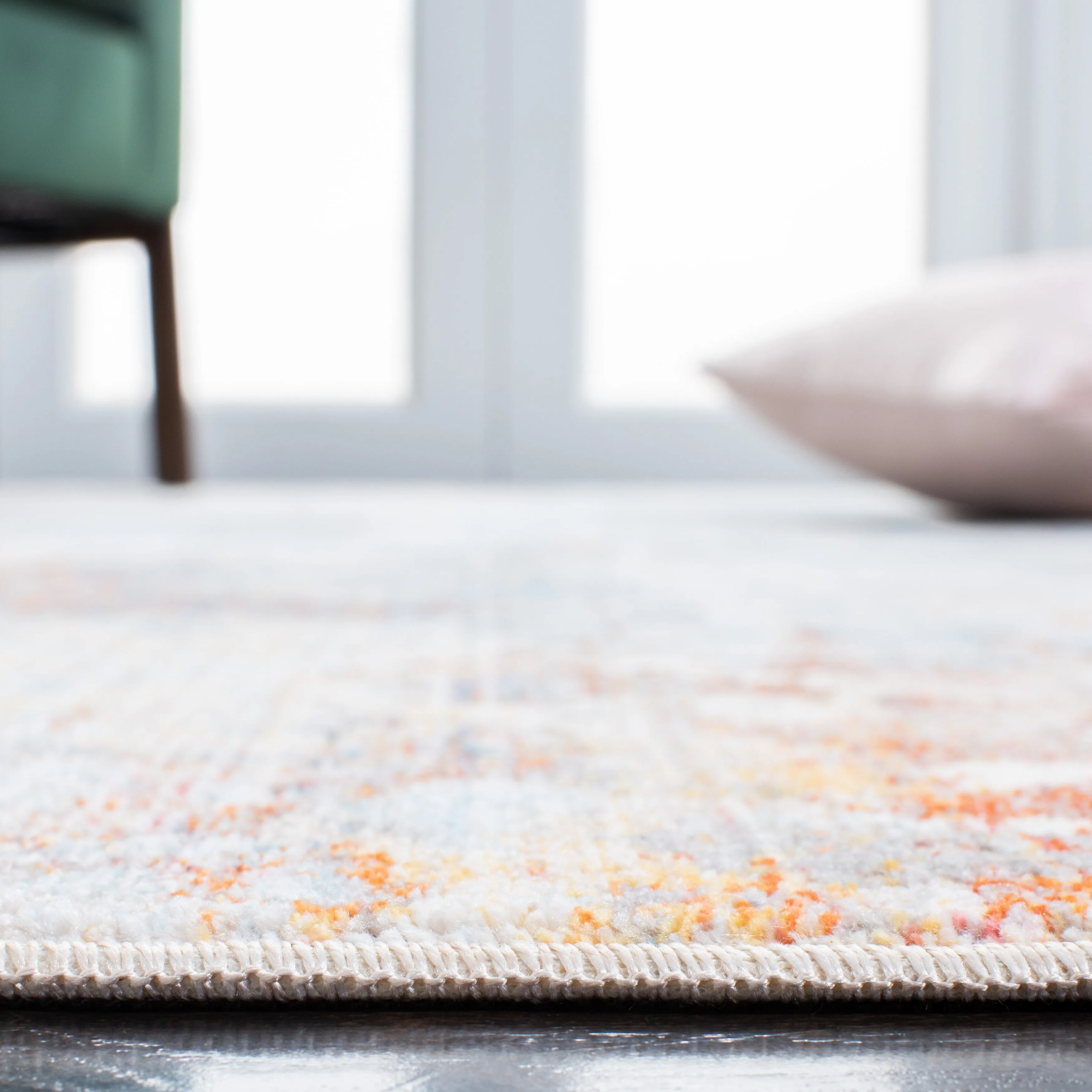 SAFAVIEH Vintage Persian Cass Modern Abstract Rug - Blue/Beige - 5' x 7' 6