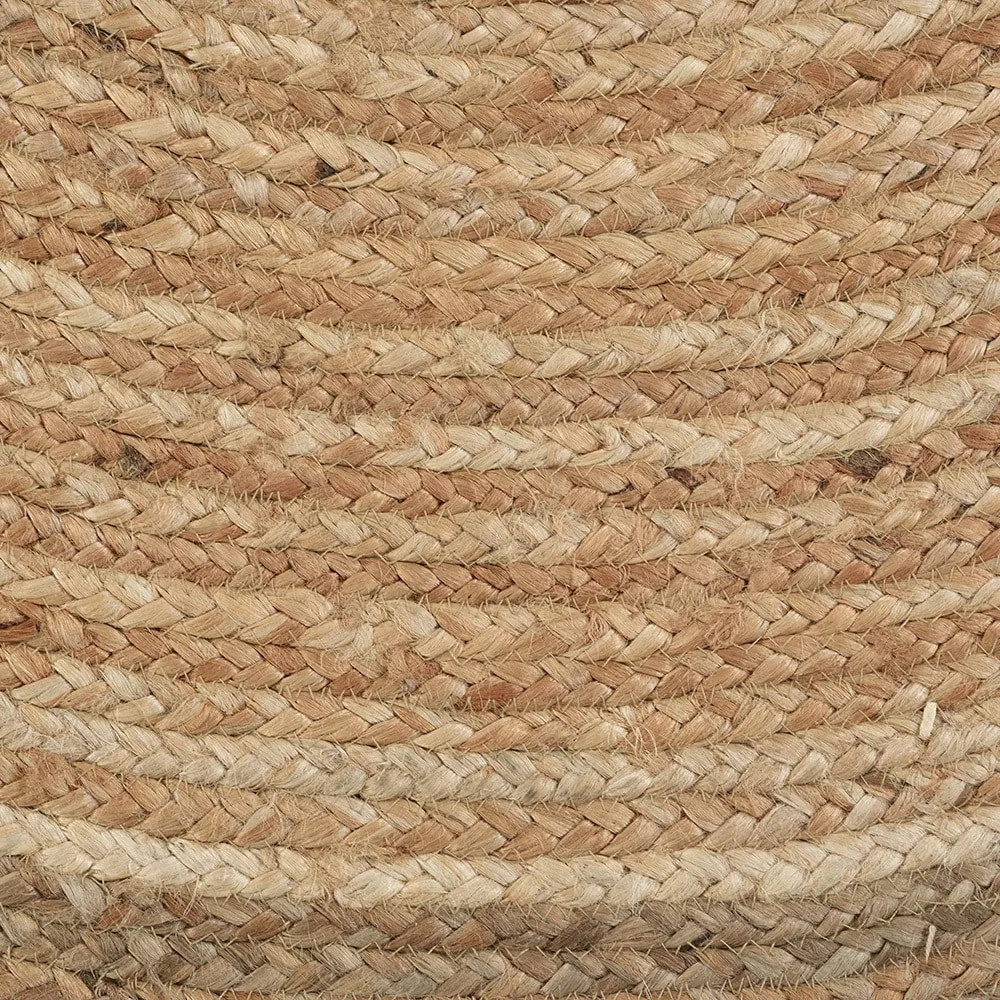 Sevita Braided Organic Jute Farmhouse Area Rug