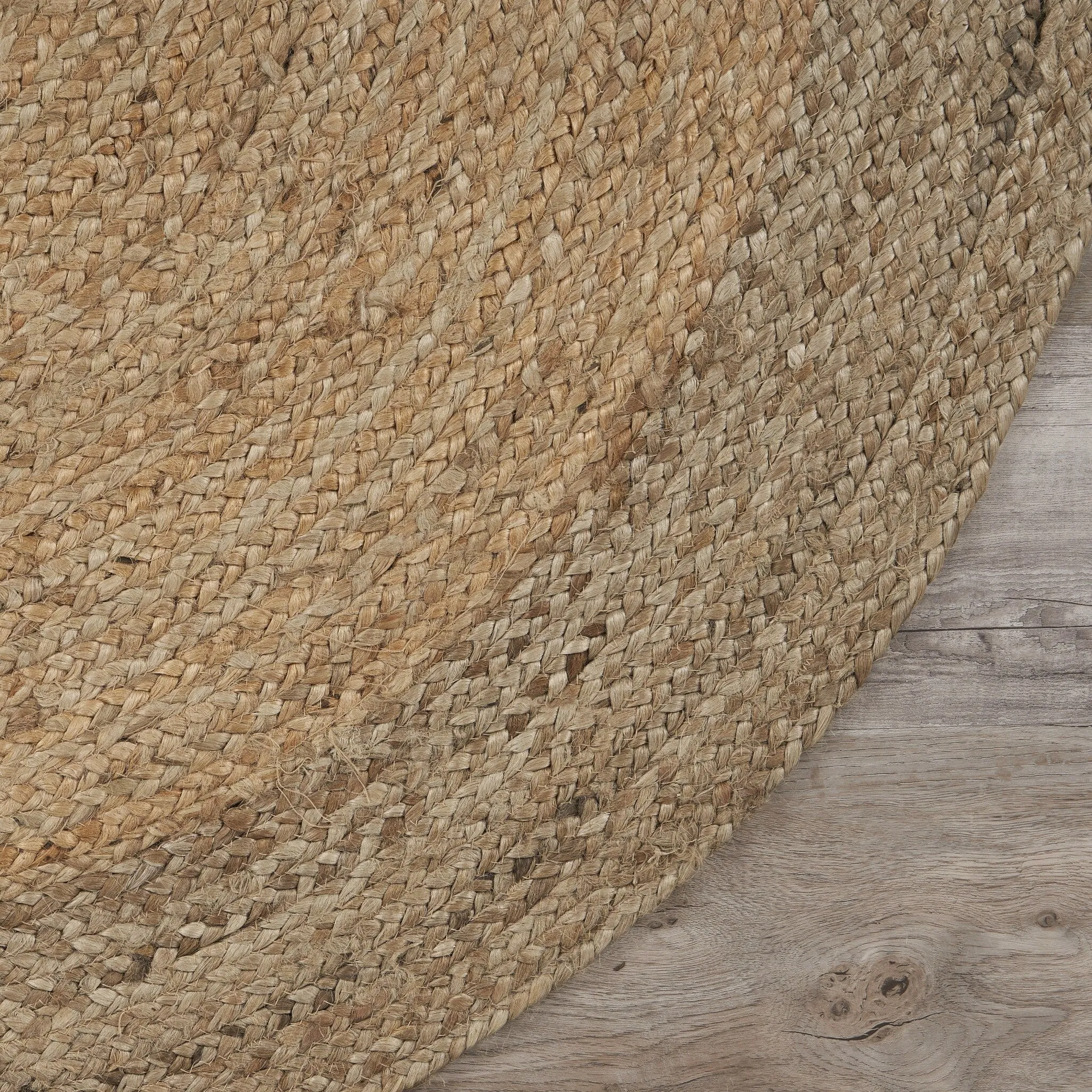 Sevita Braided Organic Jute Farmhouse Area Rug