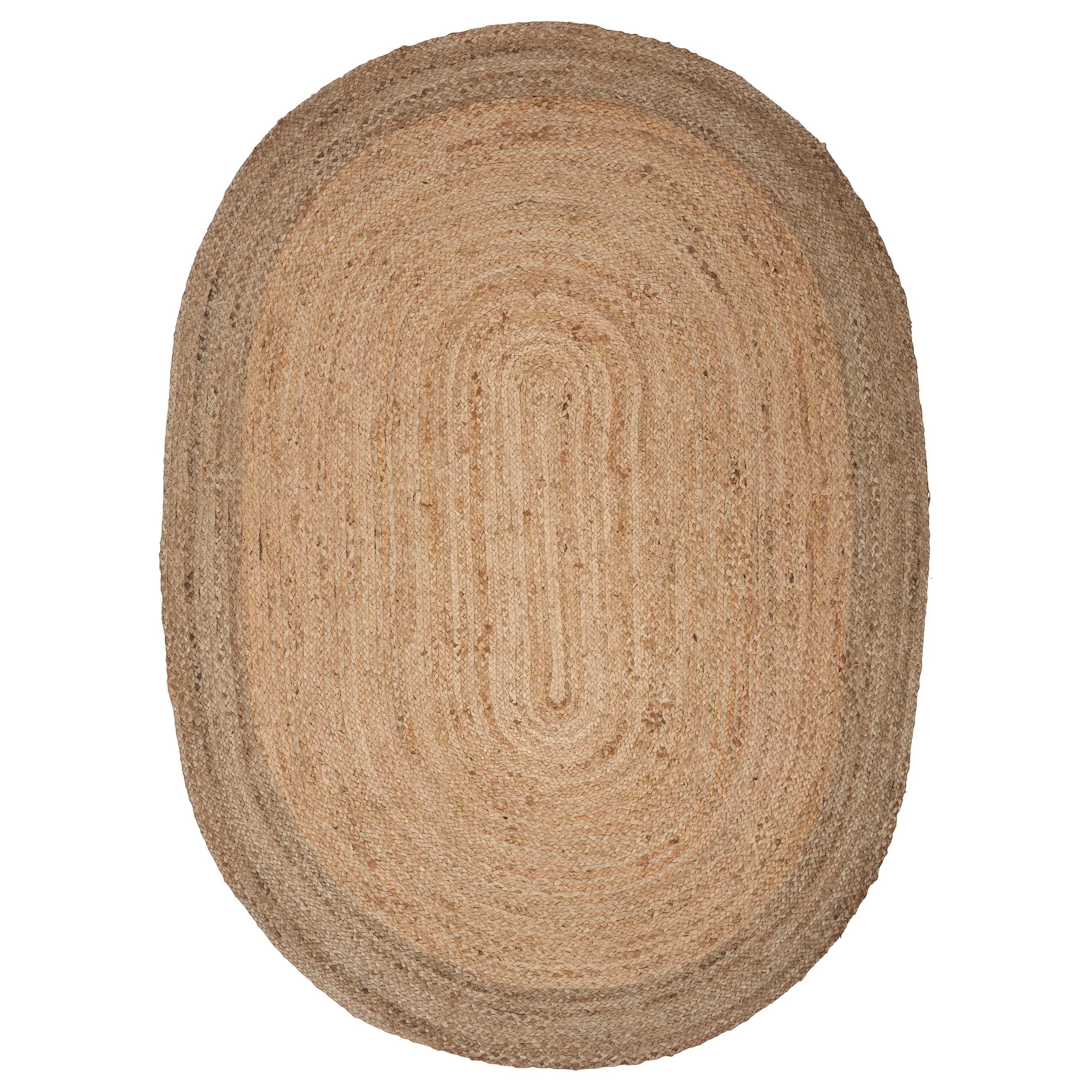 Sevita Braided Organic Jute Farmhouse Area Rug