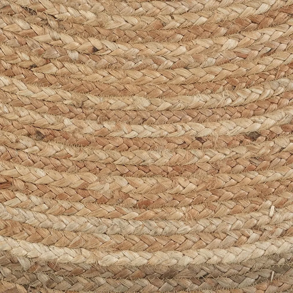 Sevita Braided Organic Jute Farmhouse Area Rug