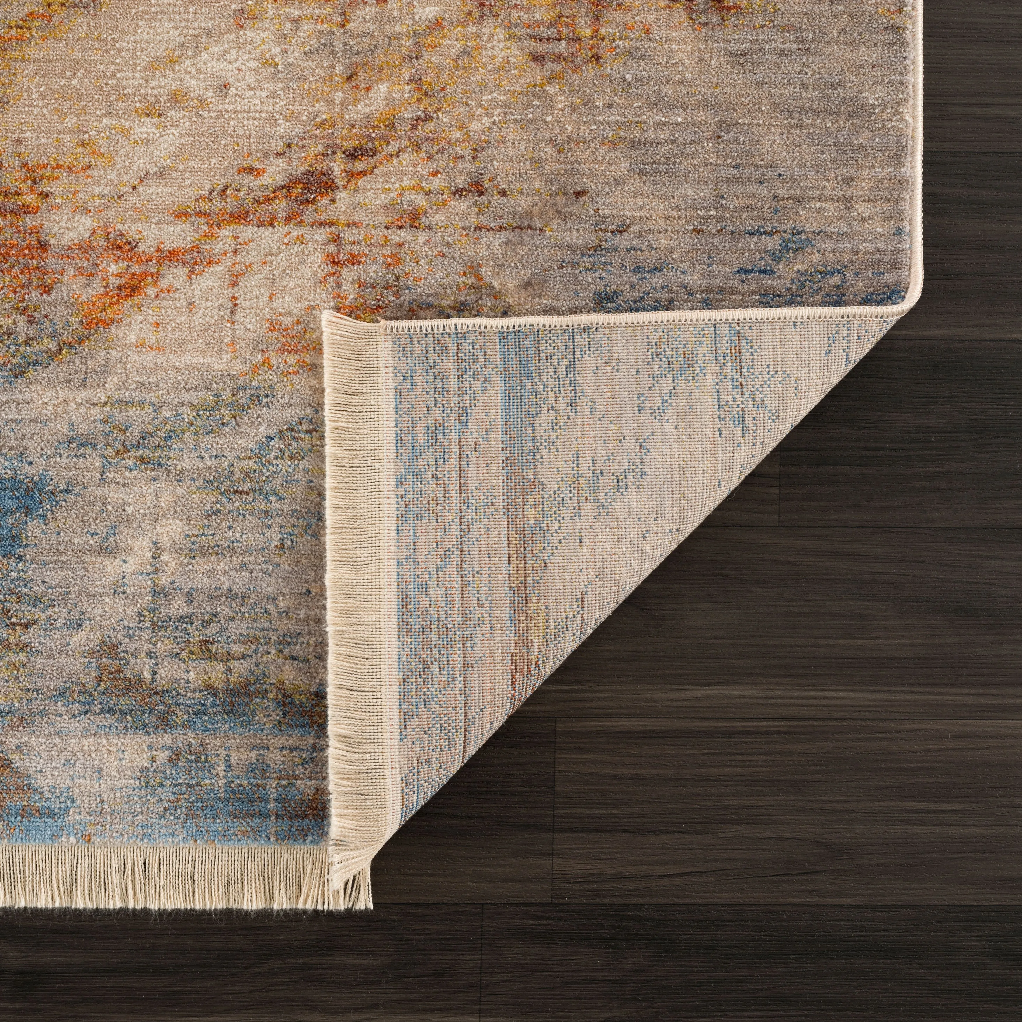 Sevita Modern Distressed Abstract Geometric Area Rug